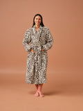 Plush Leopard Robe