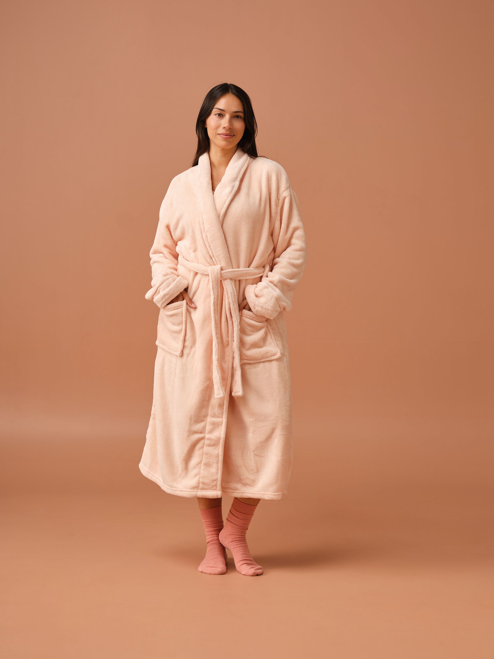 Plush Pink Robe