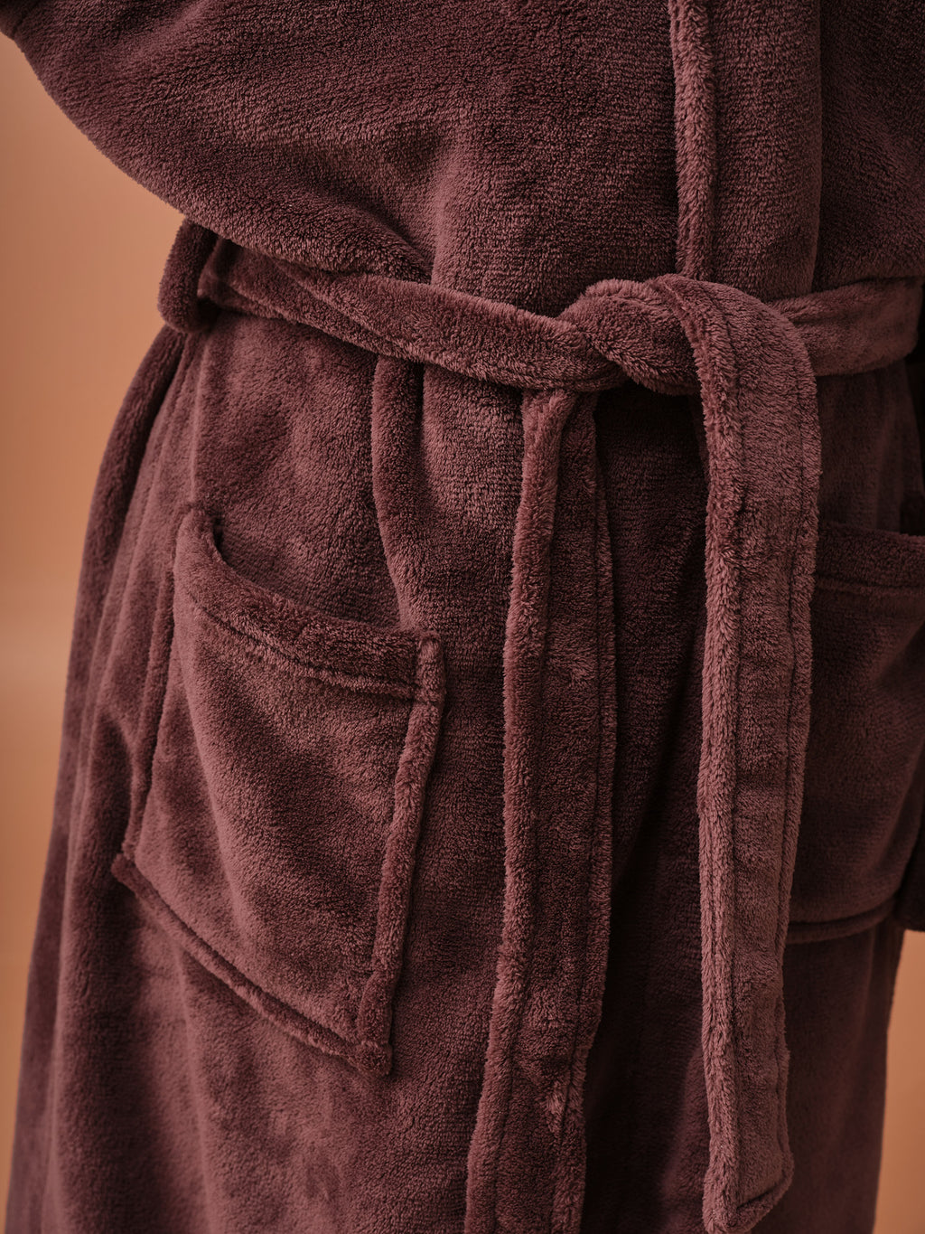 Plush Plum Robe
