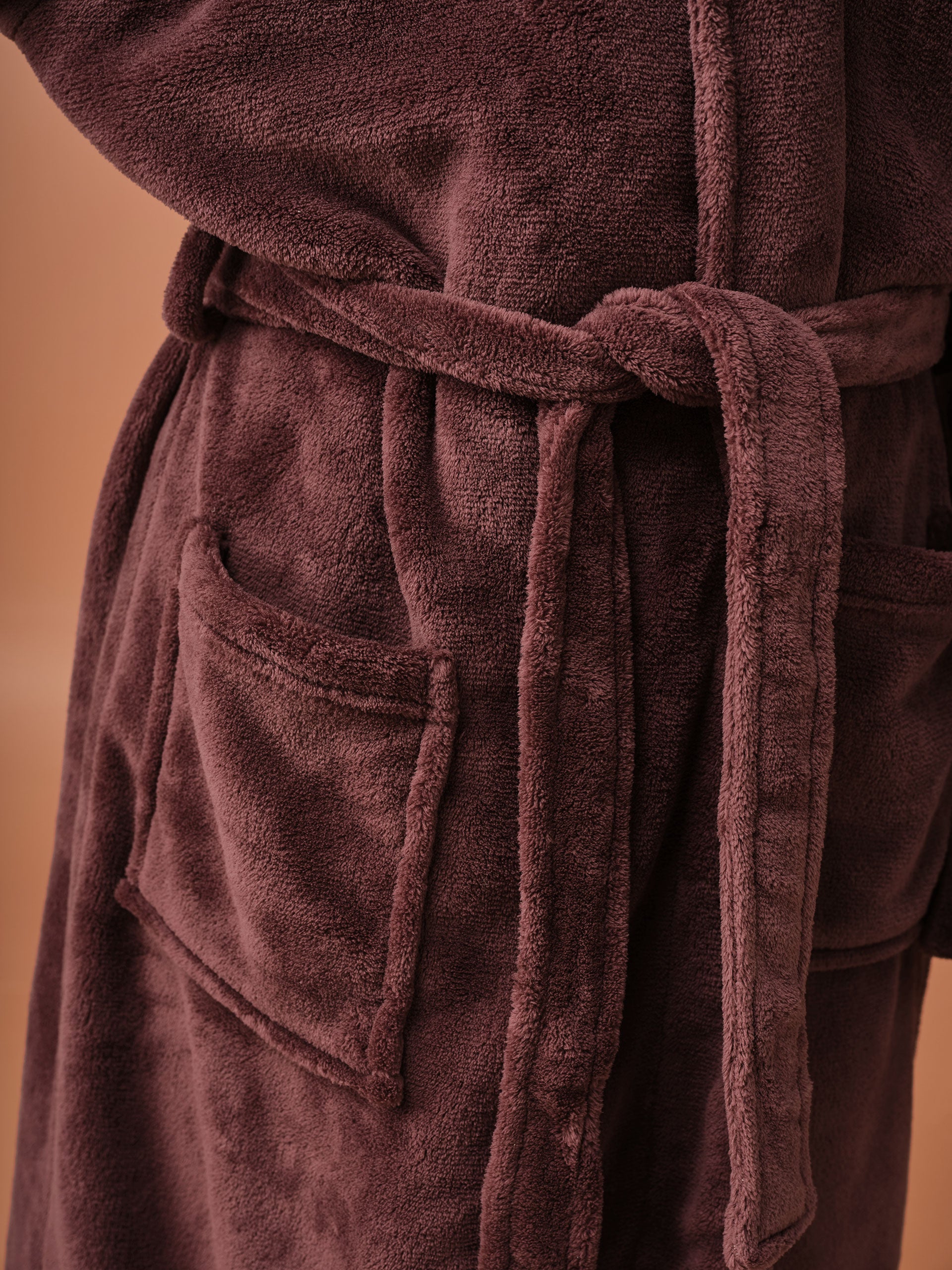 Plush Plum Robe