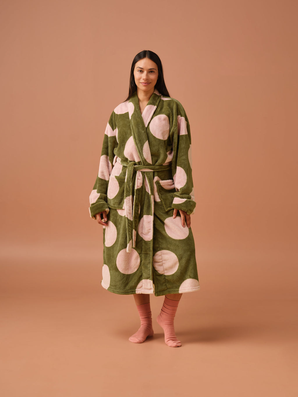 Plush Pluto Olive Robe