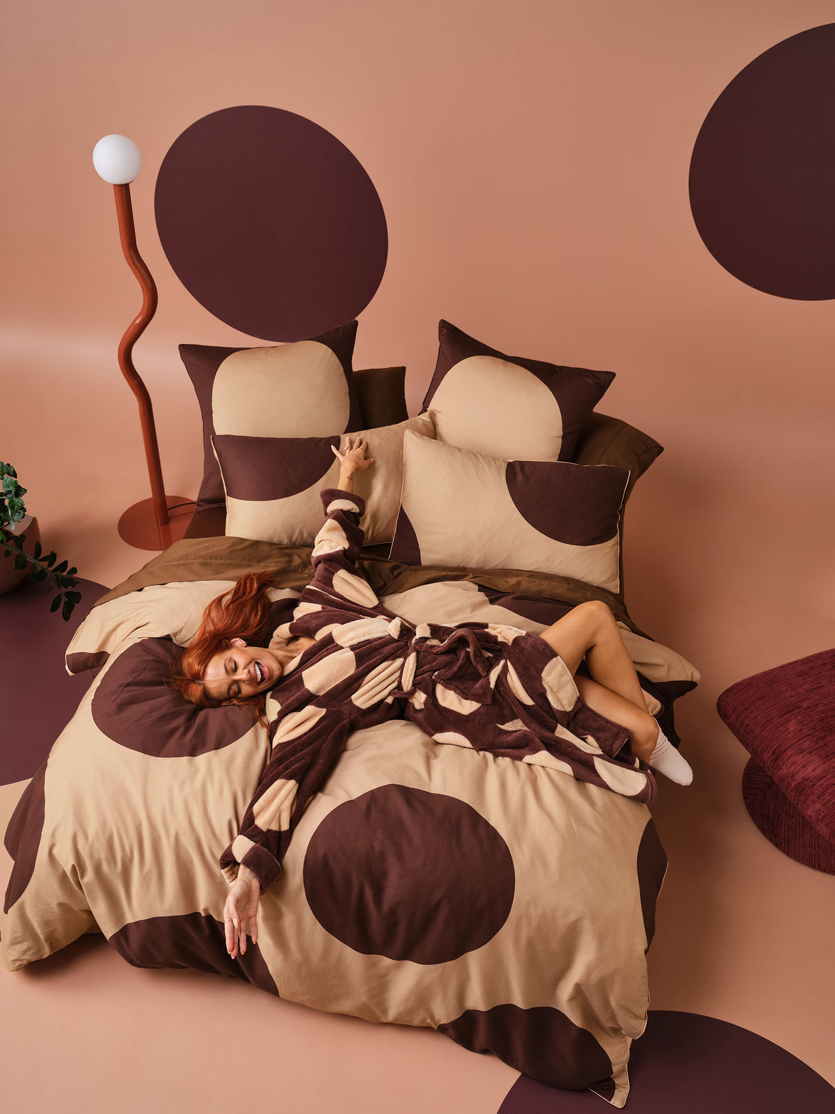 Plush Pluto Chocolate Robe