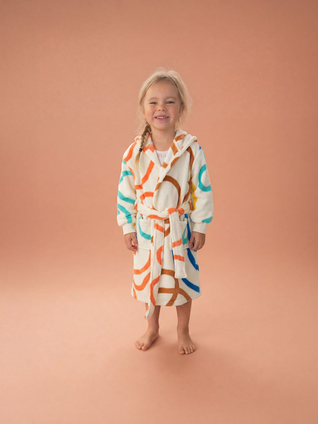 Plush Squiggle Kids Robe