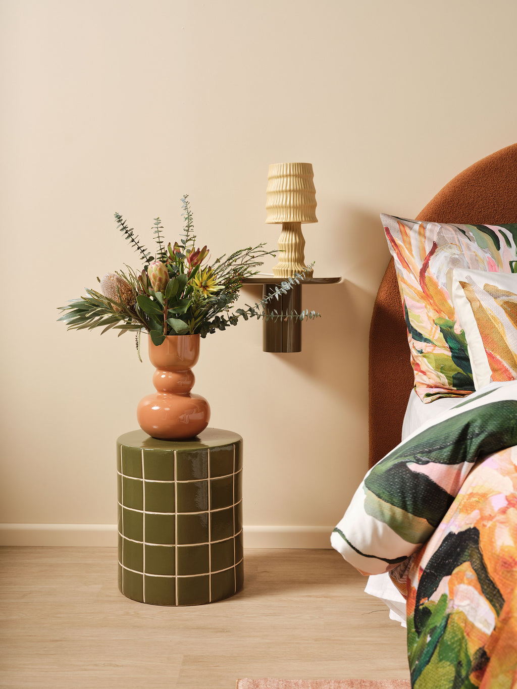 Bocciolo Apricot Vase 28cm