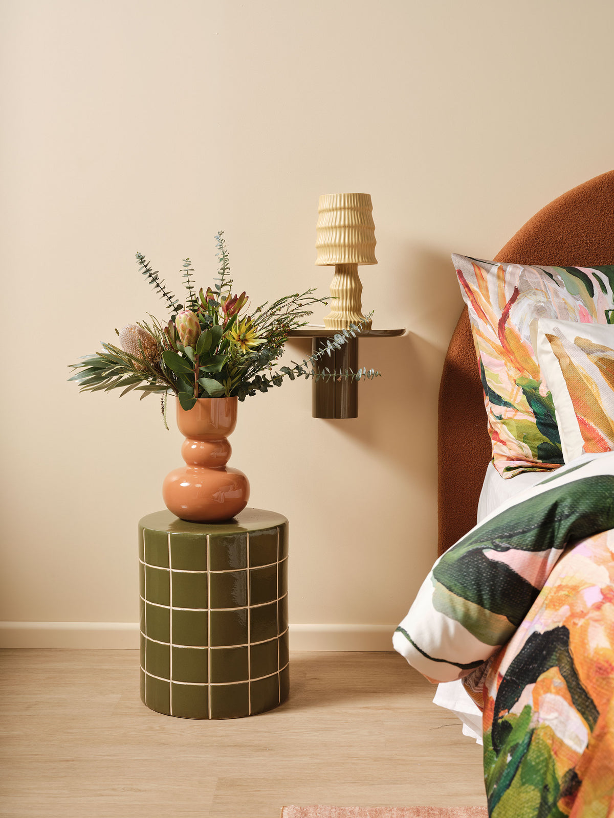 Bocciolo Apricot Vase 28cm