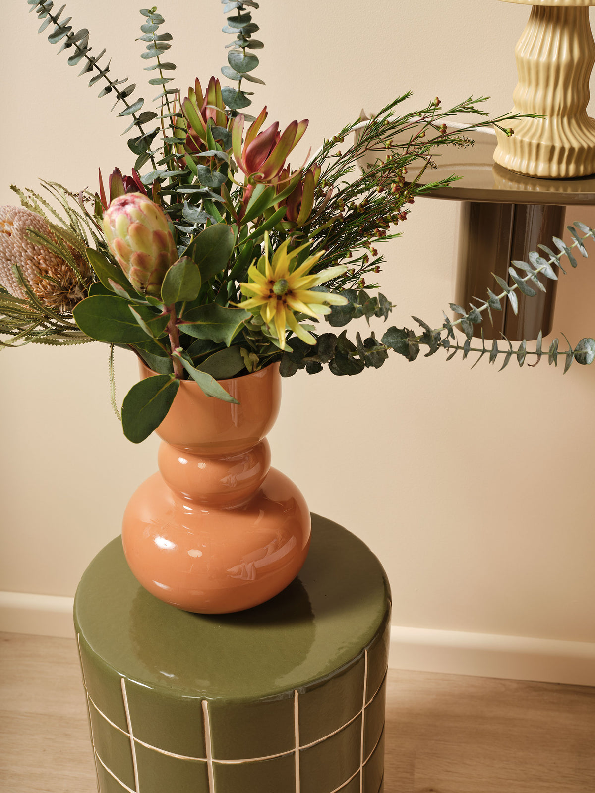 Bocciolo Apricot Vase 28cm