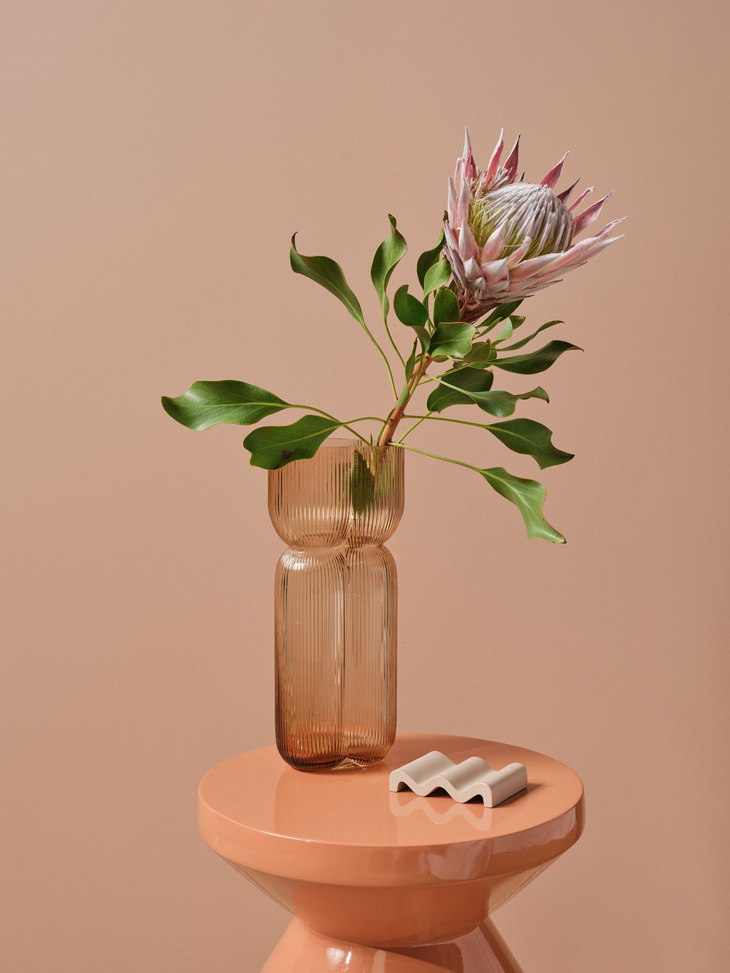Flauto Peach Vase 30cm
