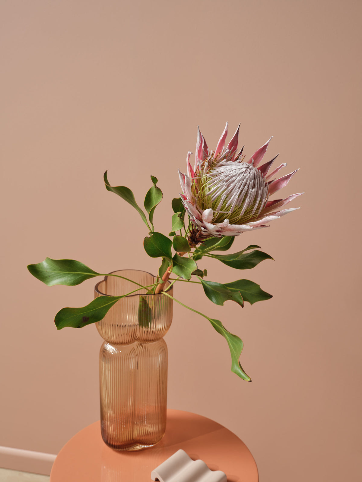 Flauto Peach Vase 30cm