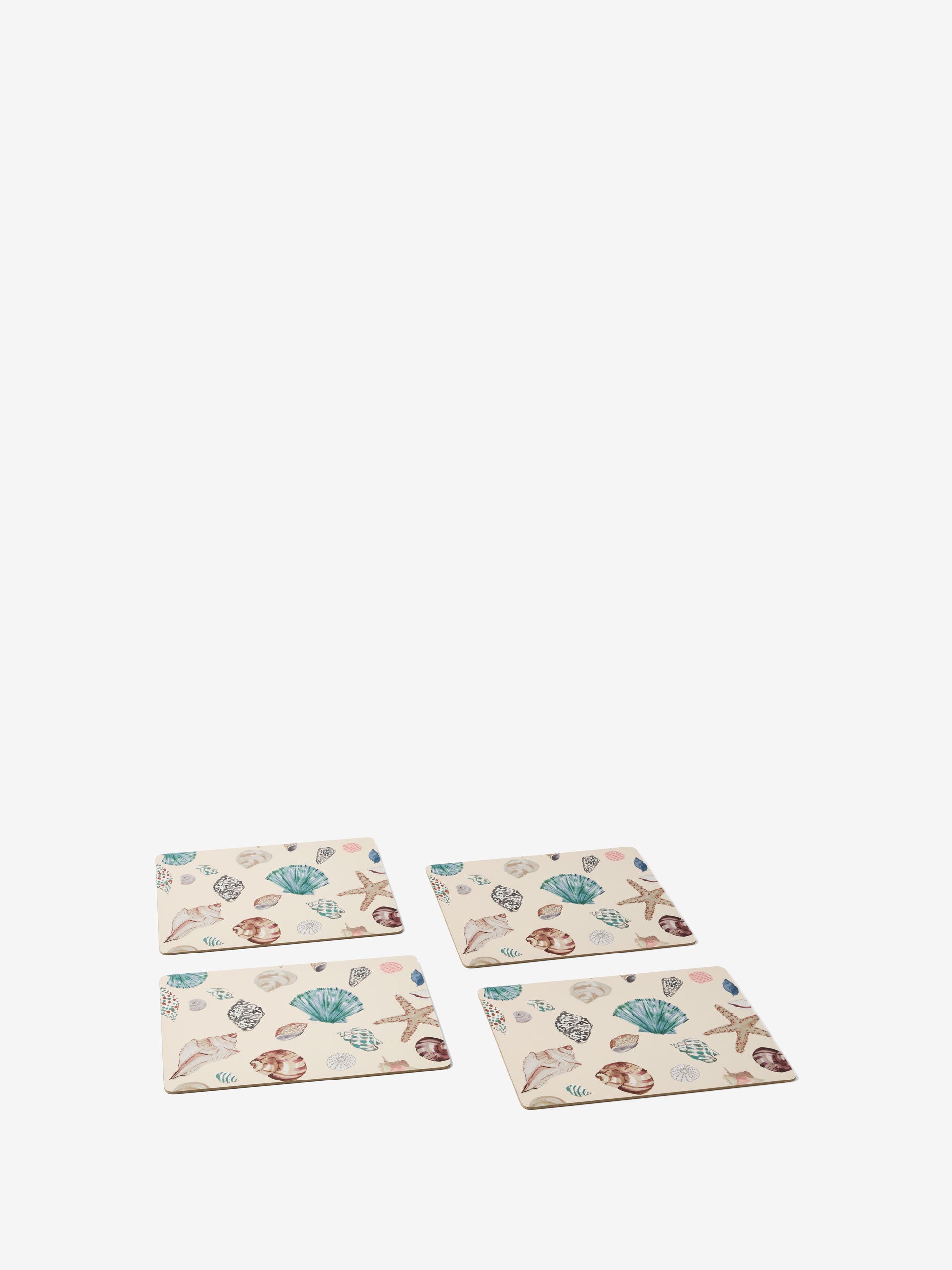 Beach Treasures 4-Piece Placemat Set