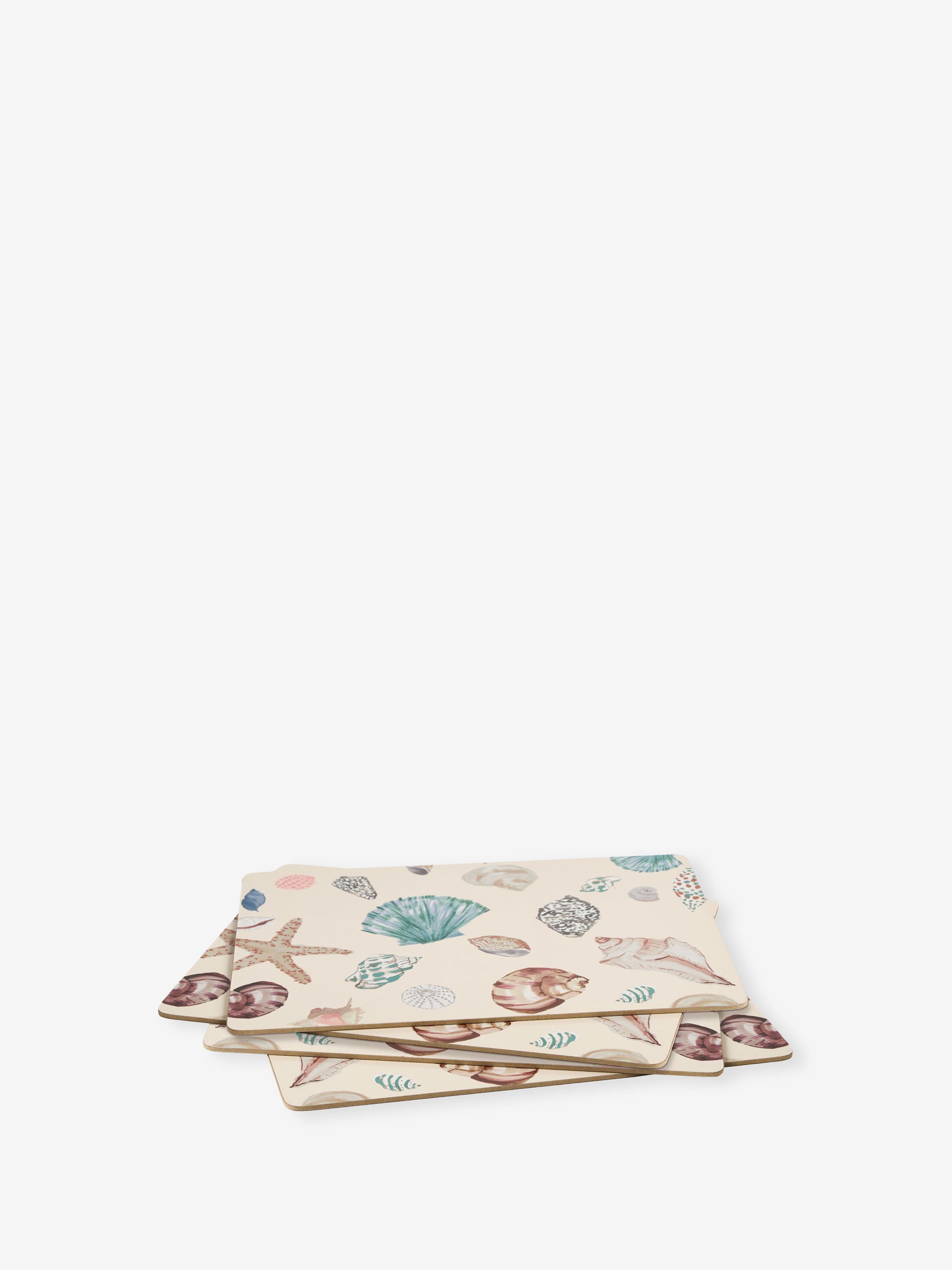 Beach Treasures 4-Piece Placemat Set