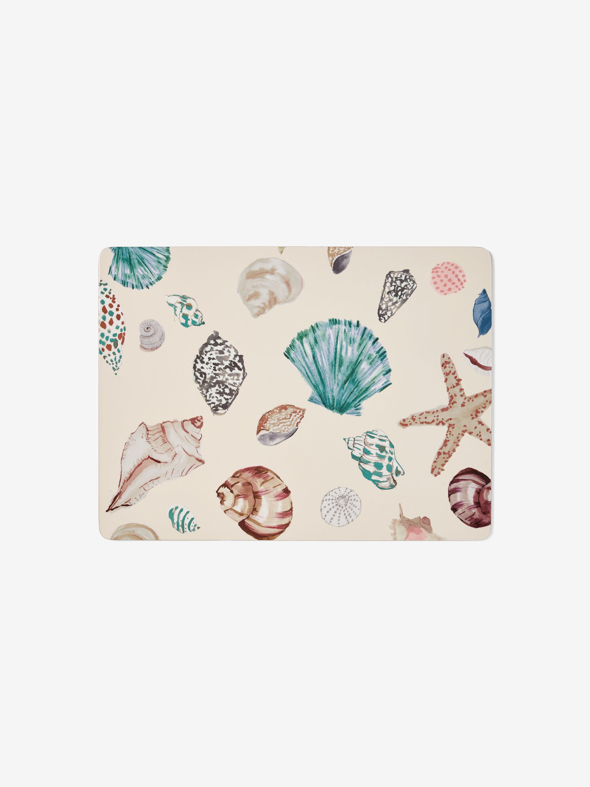 Beach Treasures 4-Piece Placemat Set