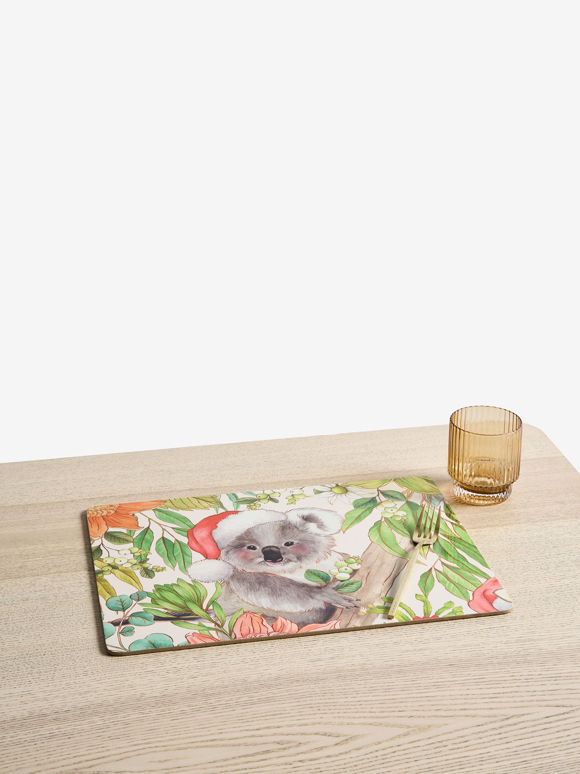 Bush Christmas 4-Piece Placemat Set