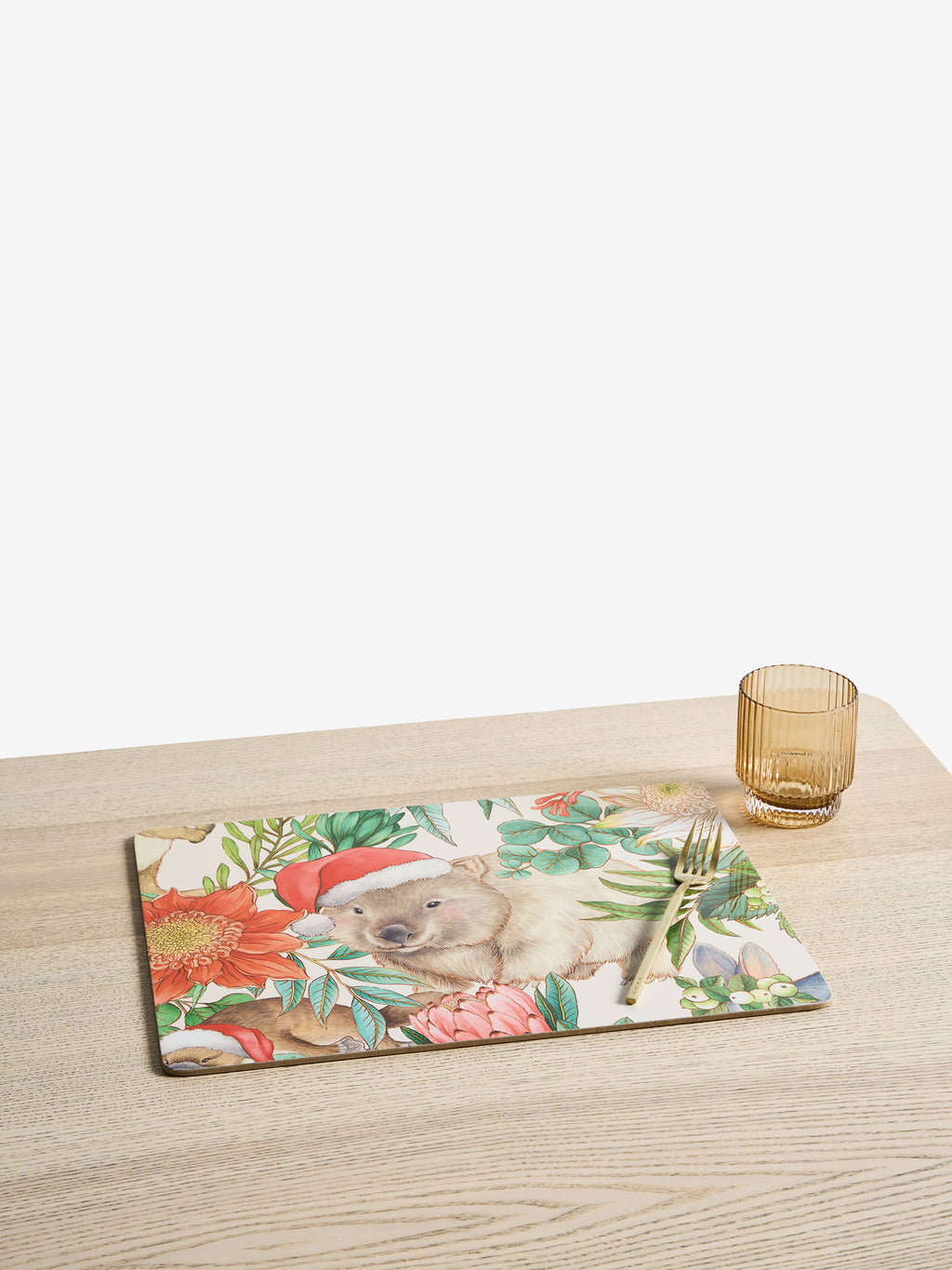 Bush Christmas 4-Piece Placemat Set