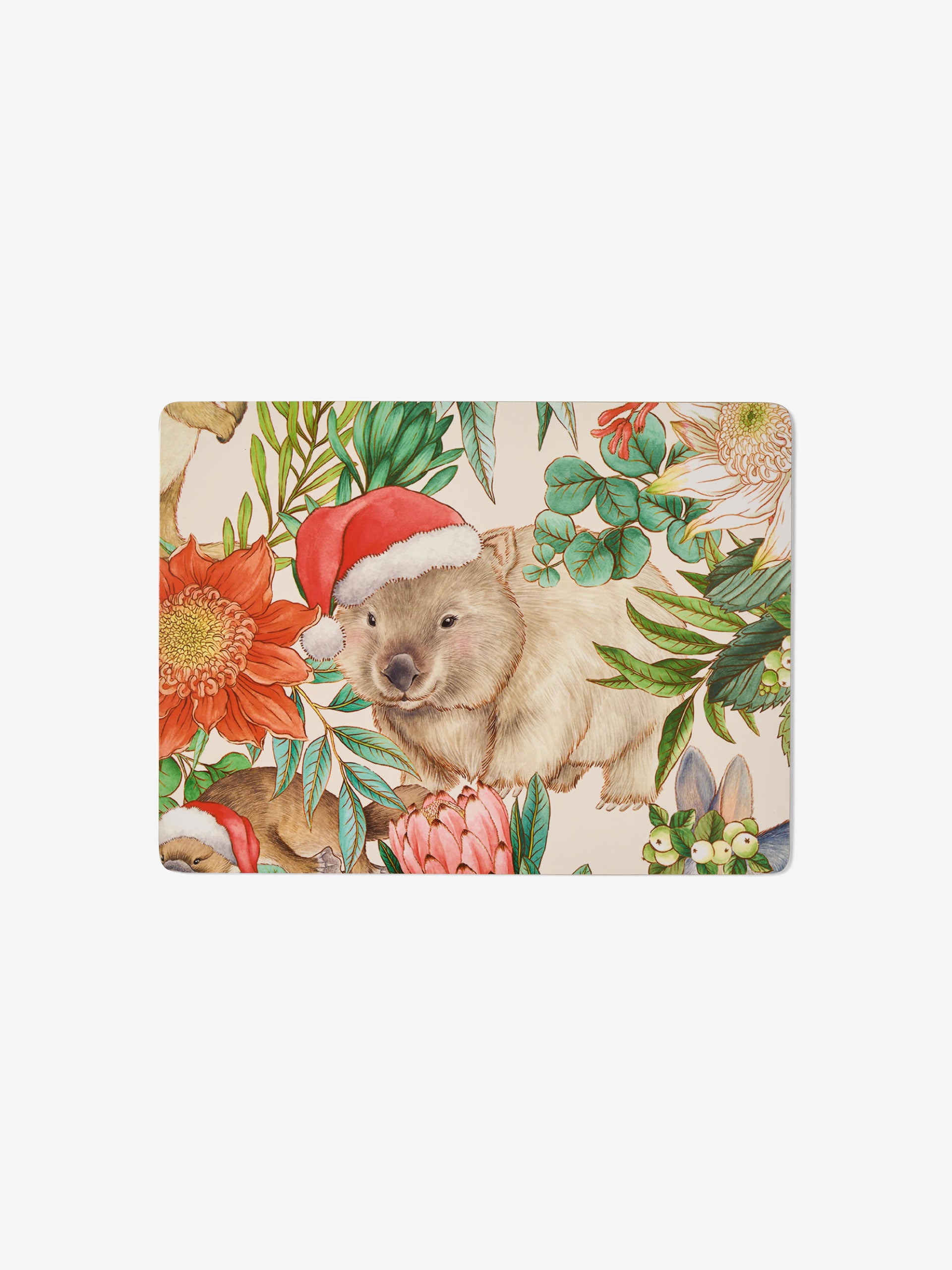 Bush Christmas 4-Piece Placemat Set