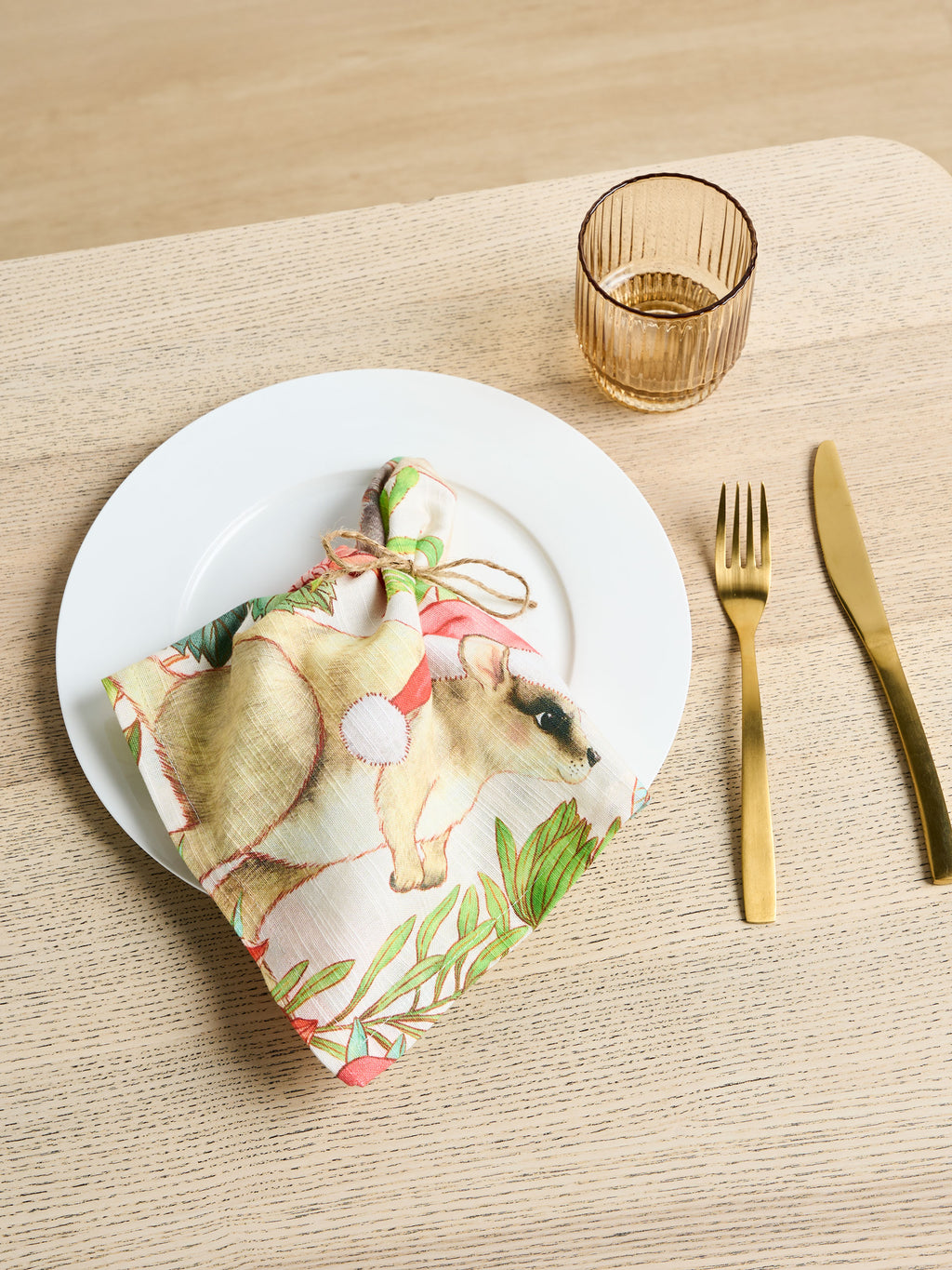 Bush Christmas 4-Piece Napkin Set