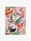 Bush Christmas Possum Tea Towel