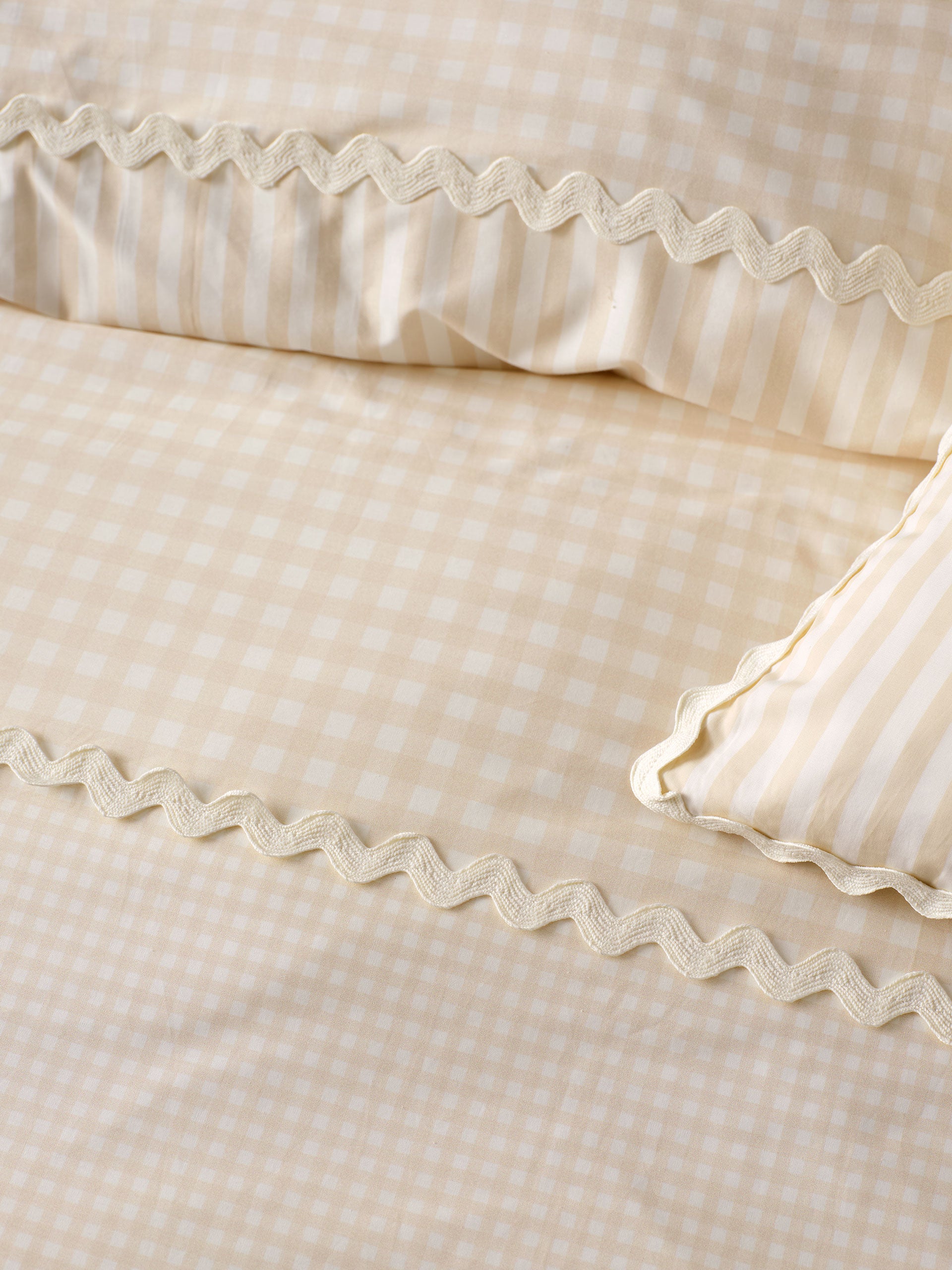 Chica Natural Quilt Cover Set