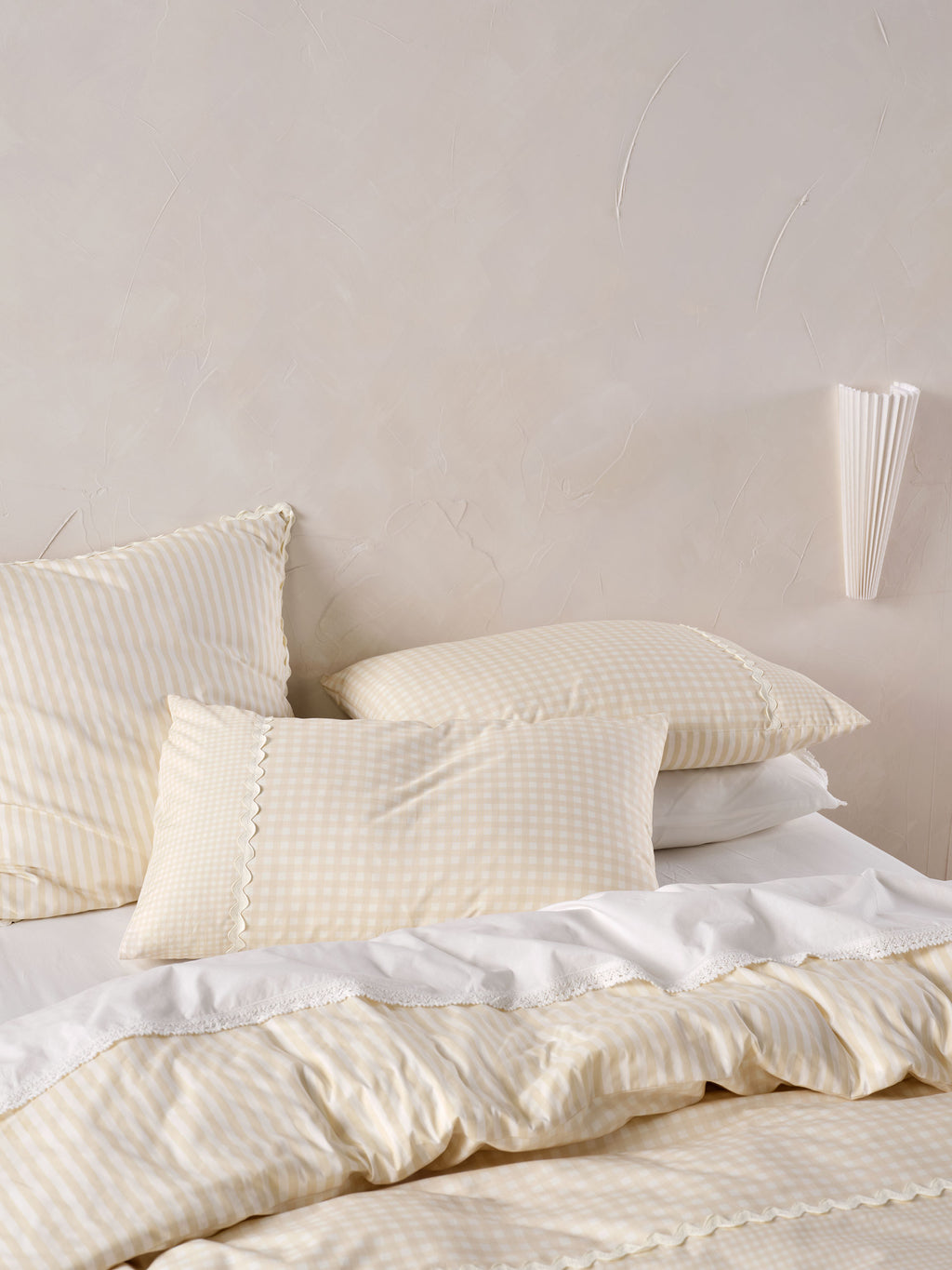 Chica Natural Quilt Cover Set