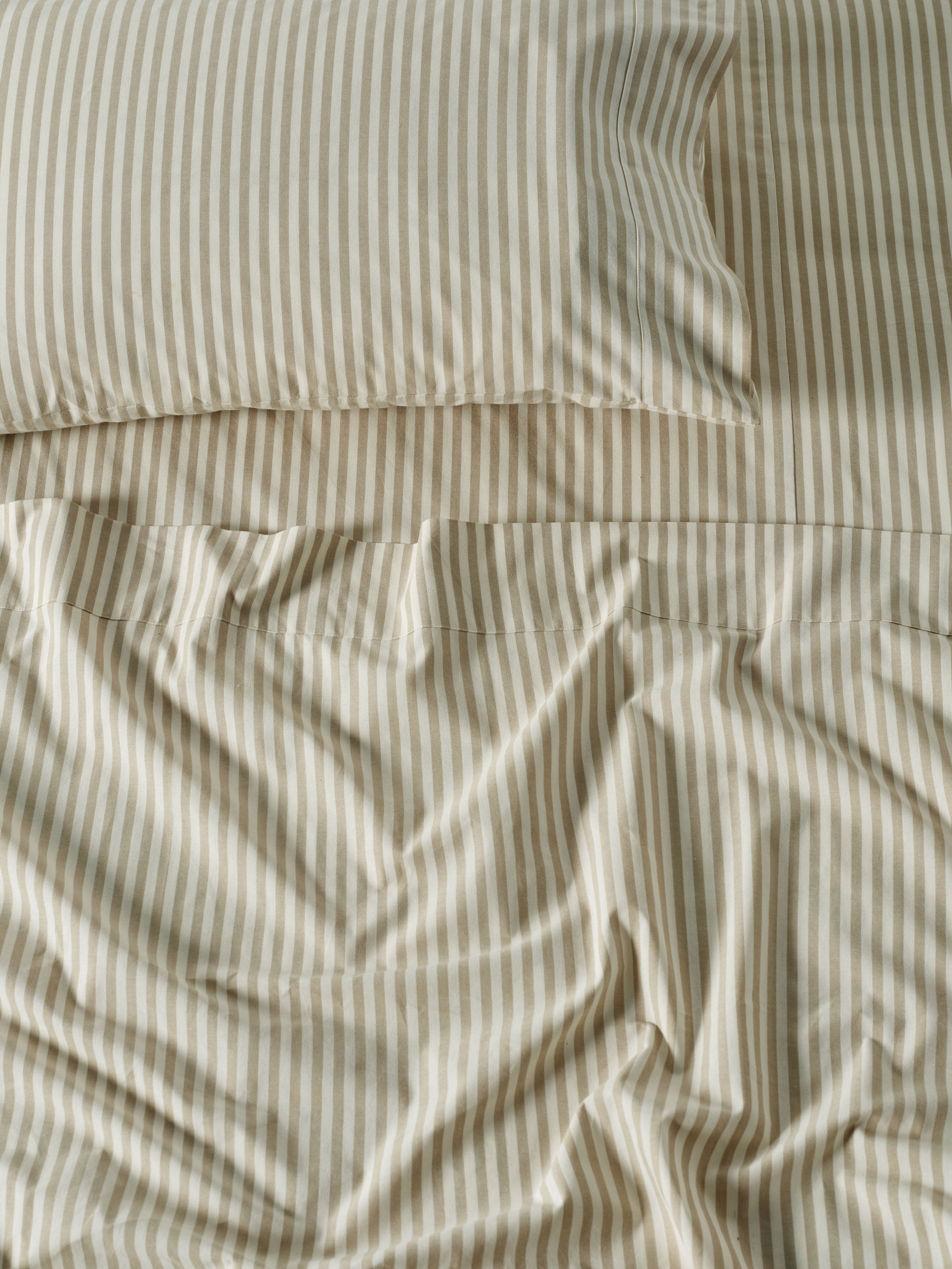 Classic Stripe Pebble Sheet Set