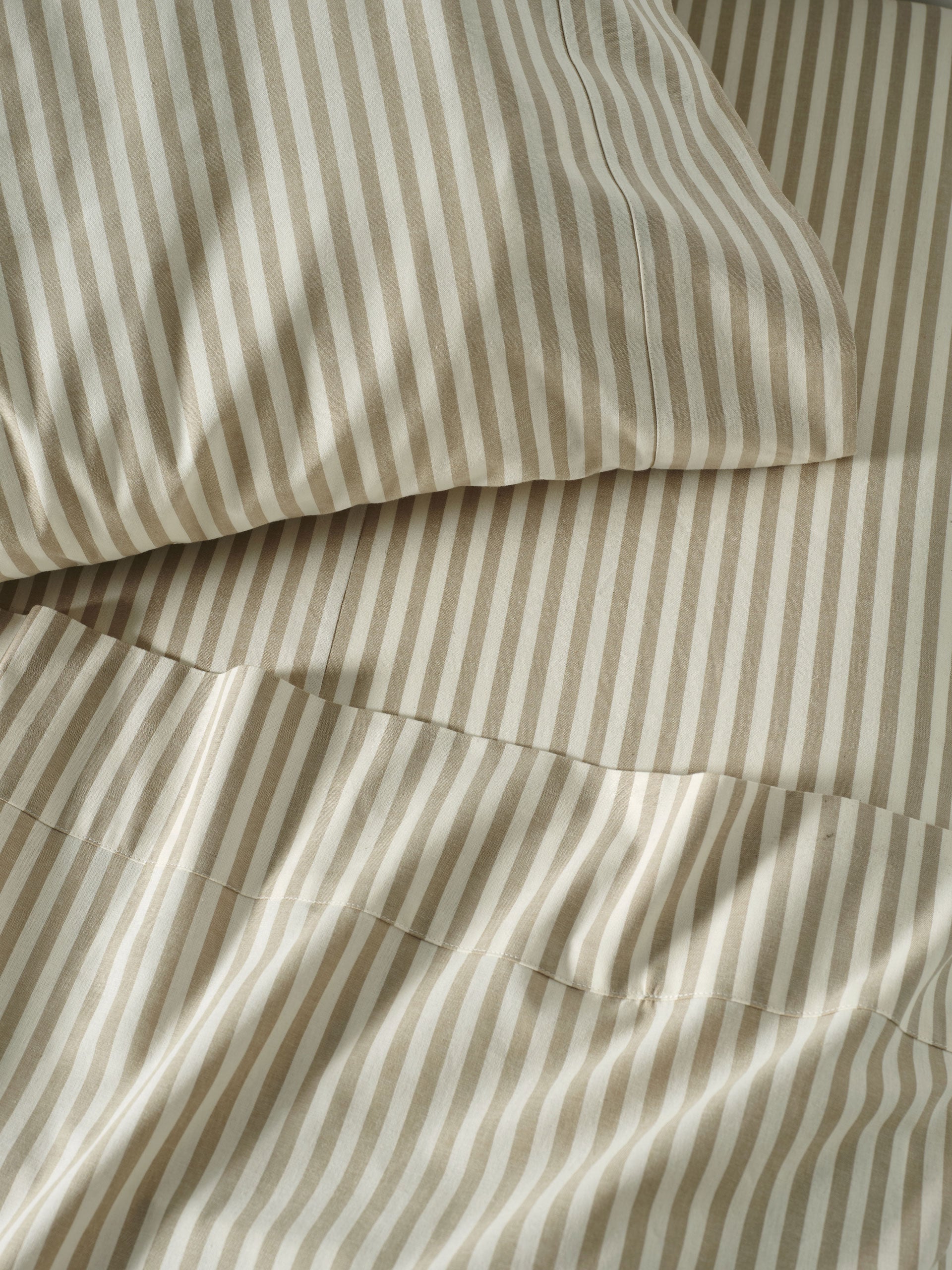 Classic Stripe Pebble Sheet Set