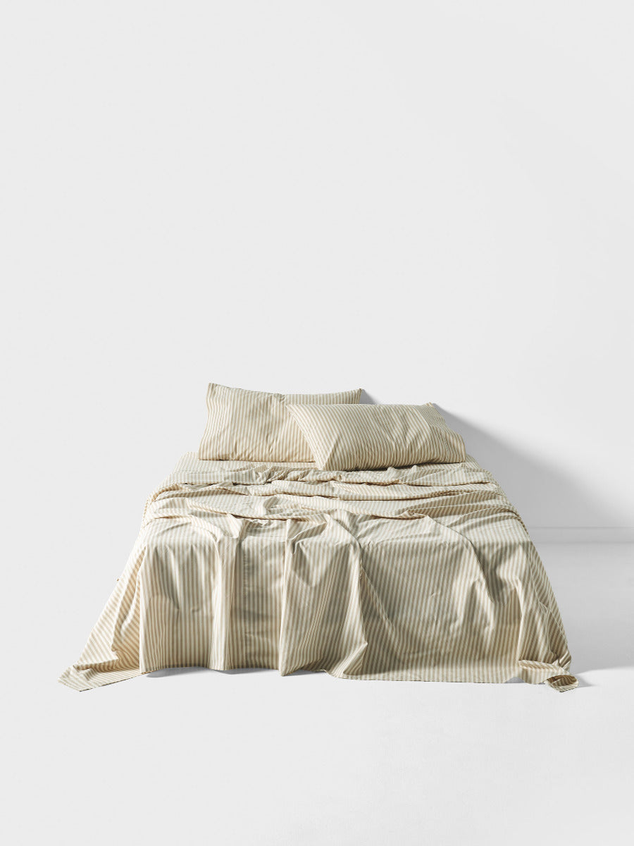 Classic Stripe Pebble Sheet Set