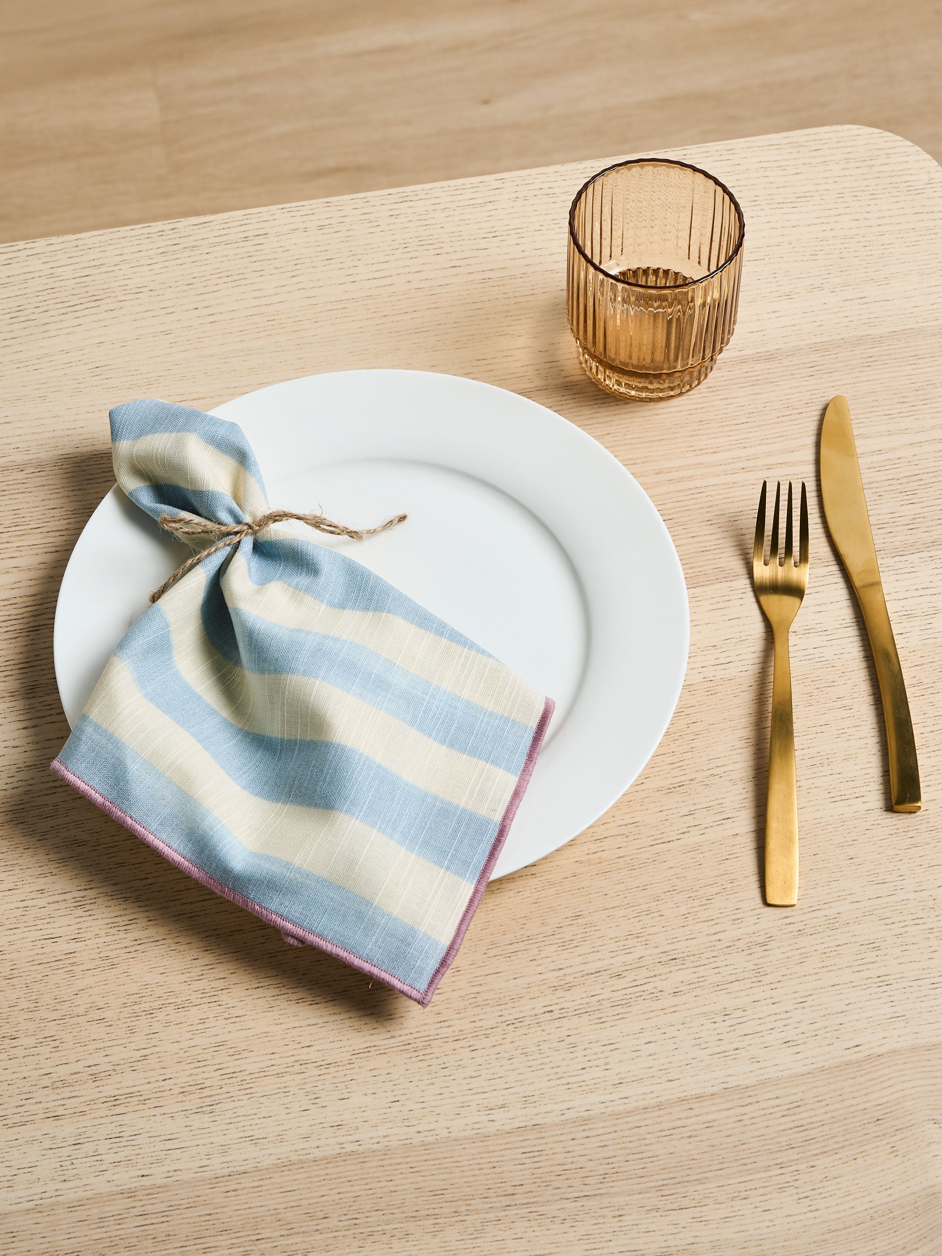 Como Chambray 4-Piece Napkin Set