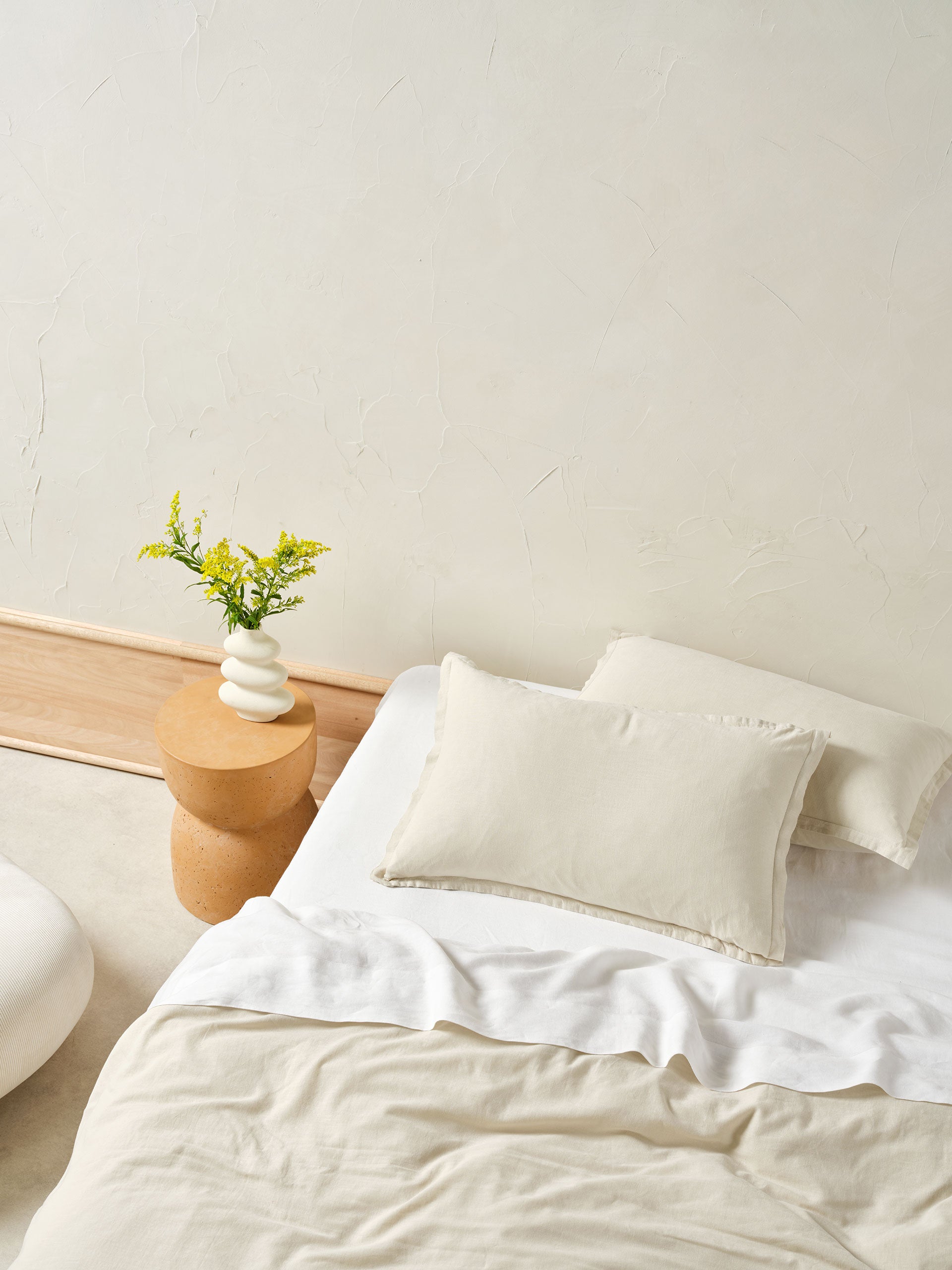 Connie Natural Quilt Cover Set