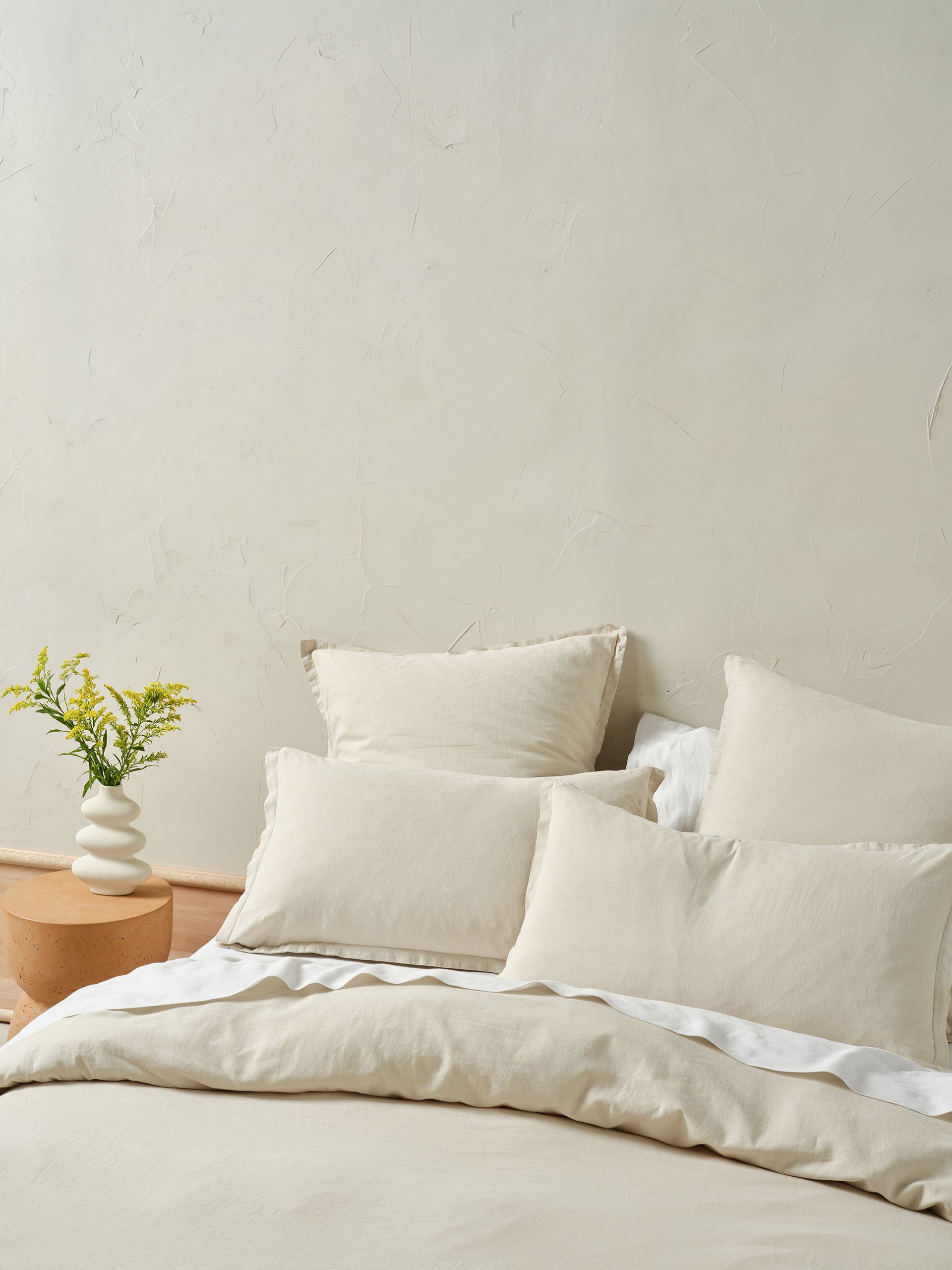 Connie Natural Quilt Cover Set