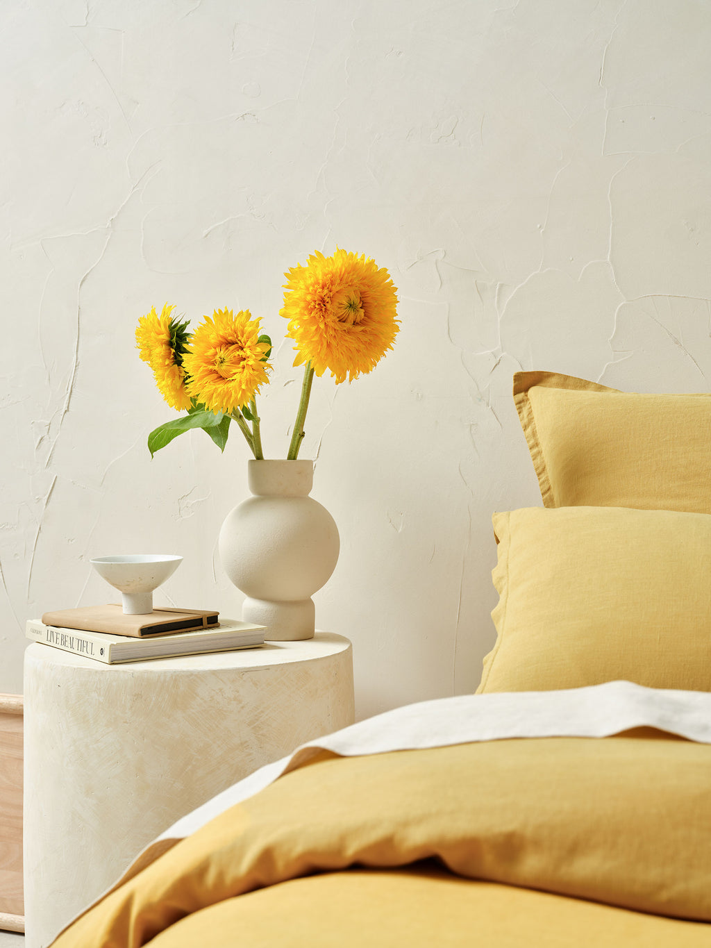 Connie Saffron Quilt Cover Set