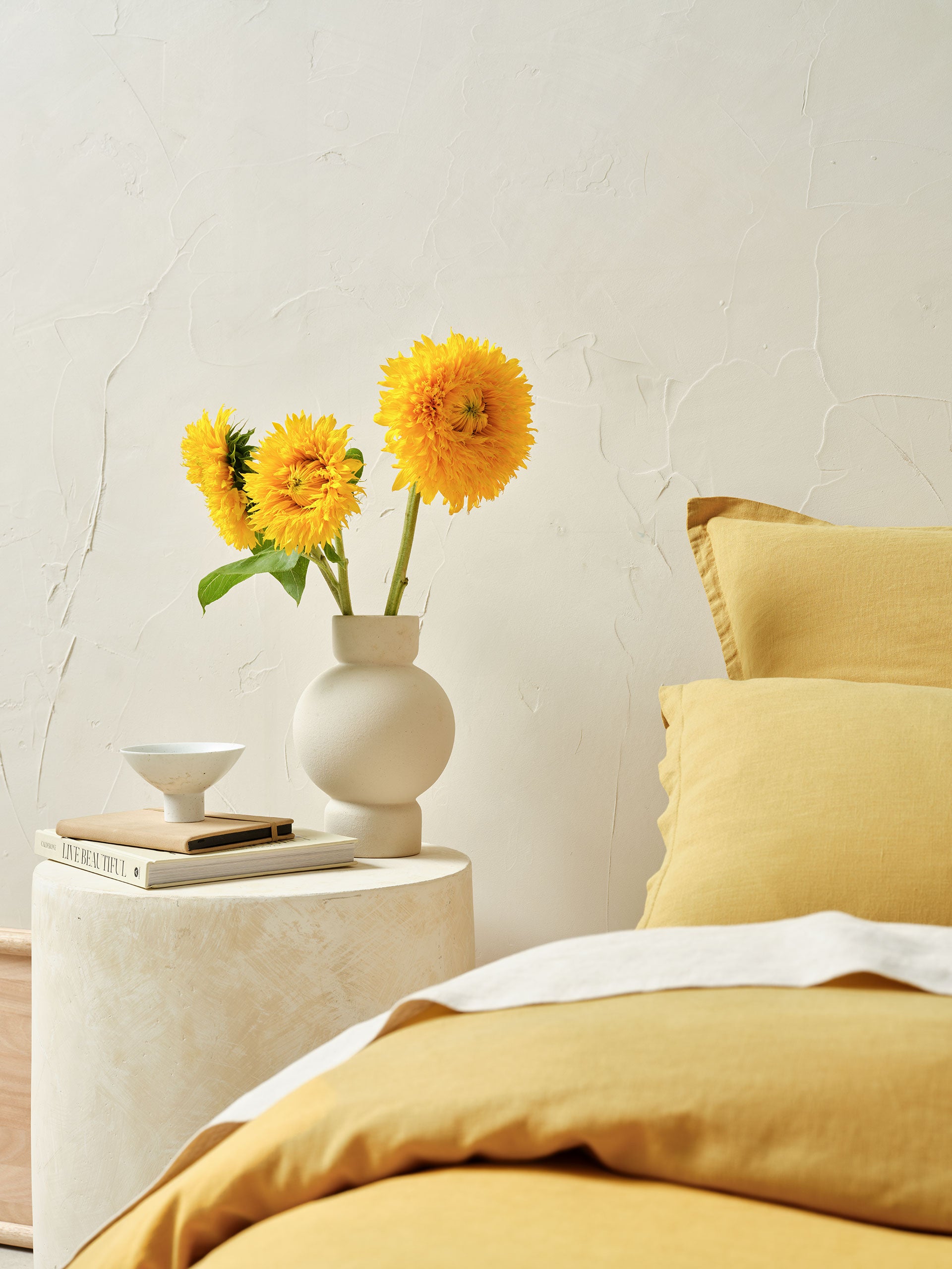 Connie Saffron Quilt Cover Set