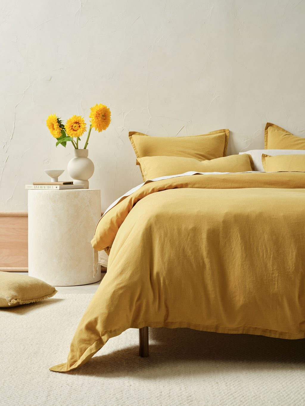 Connie Saffron Quilt Cover Set