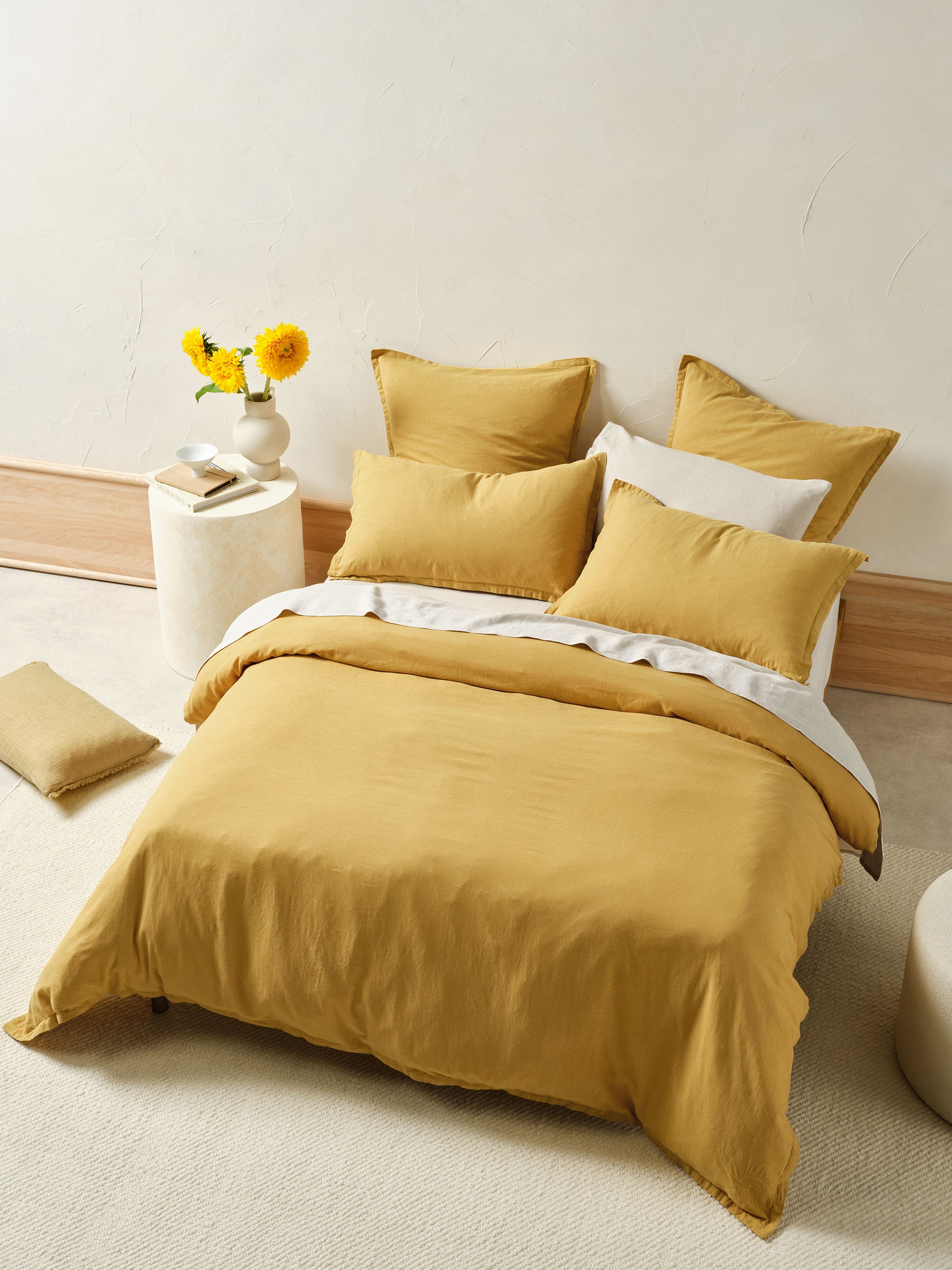 Connie Saffron Quilt Cover Set
