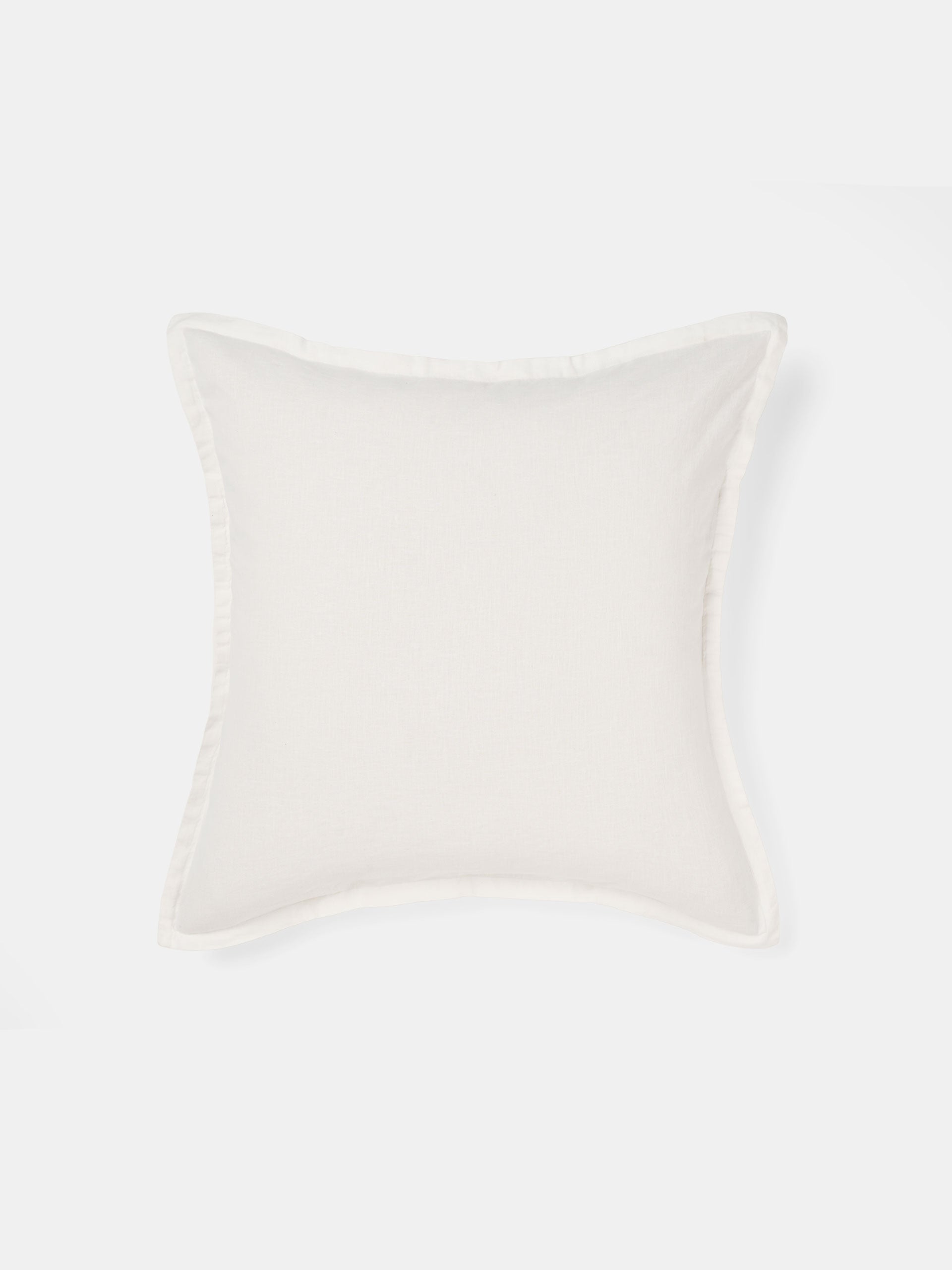 Connie White European Pillowcase