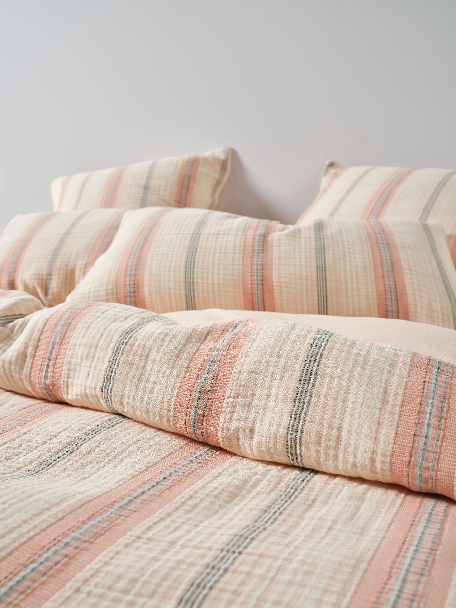 Coolum Papaya Quilt Cover Set