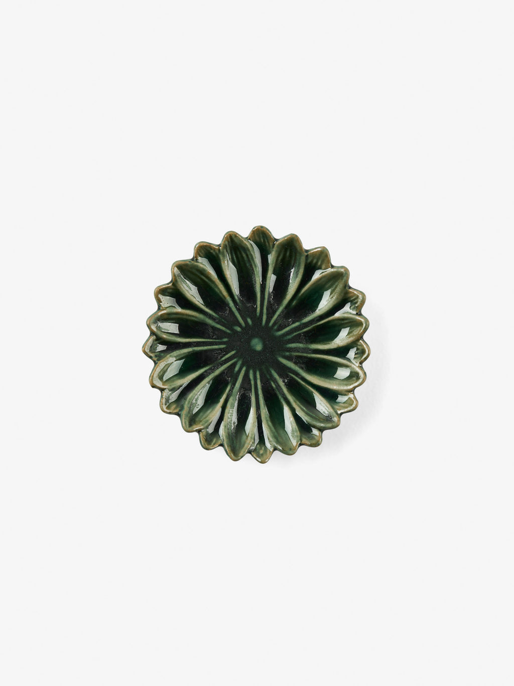 Daisy Green Trinket Plate 10cm