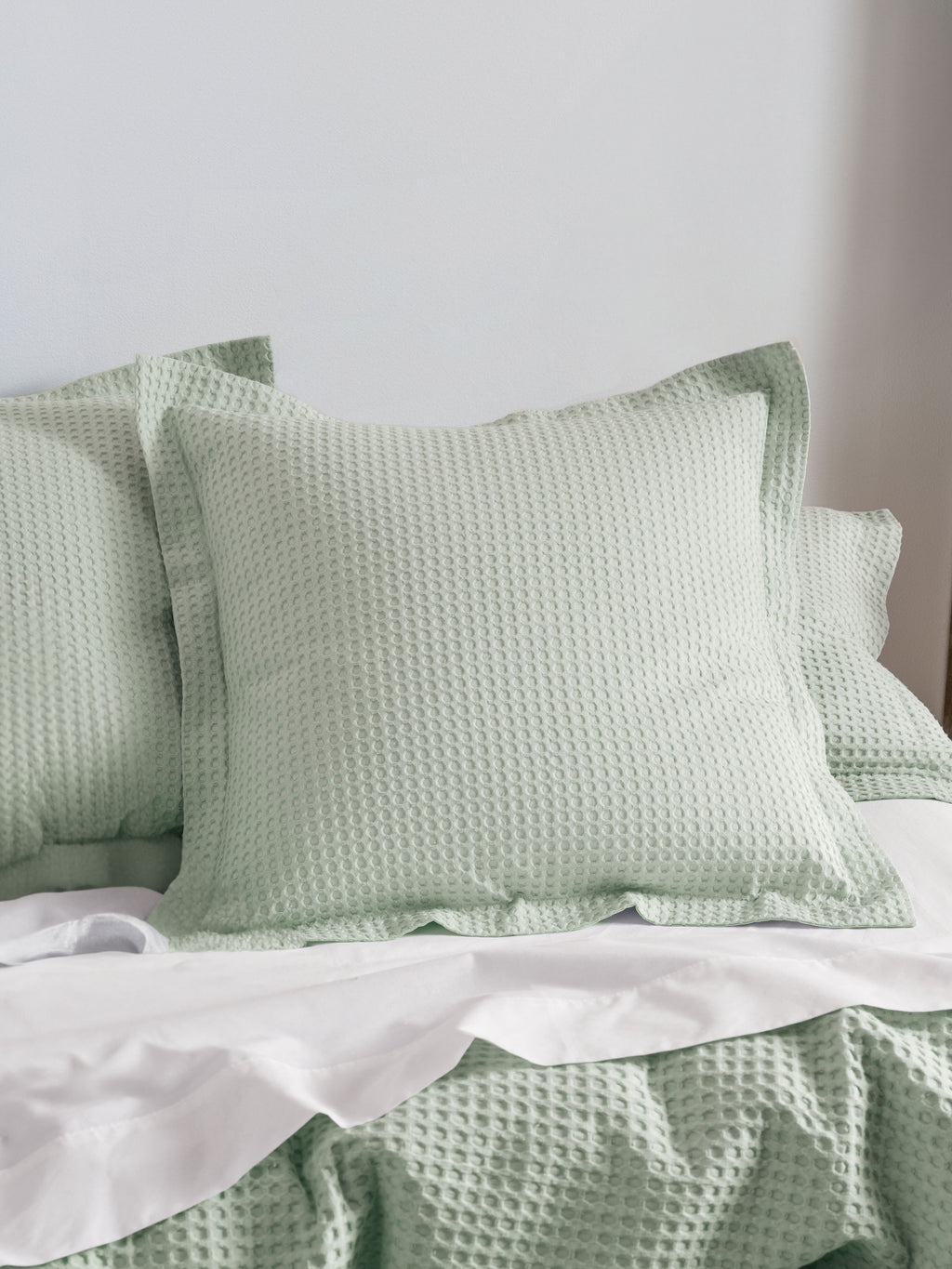 Deluxe Waffle Mist Quilt Cover Set