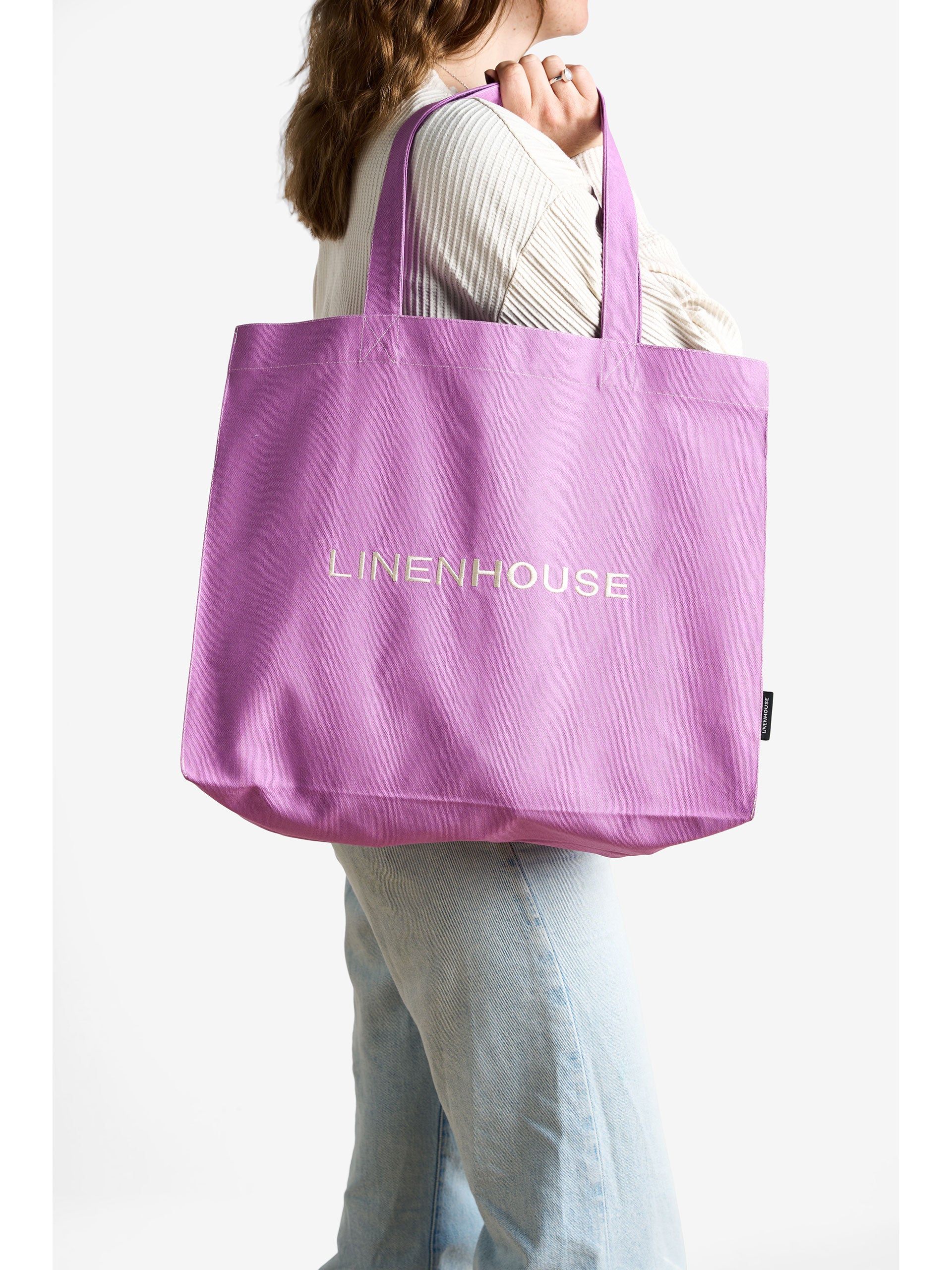 Logo Purple-Natural Tote Bag