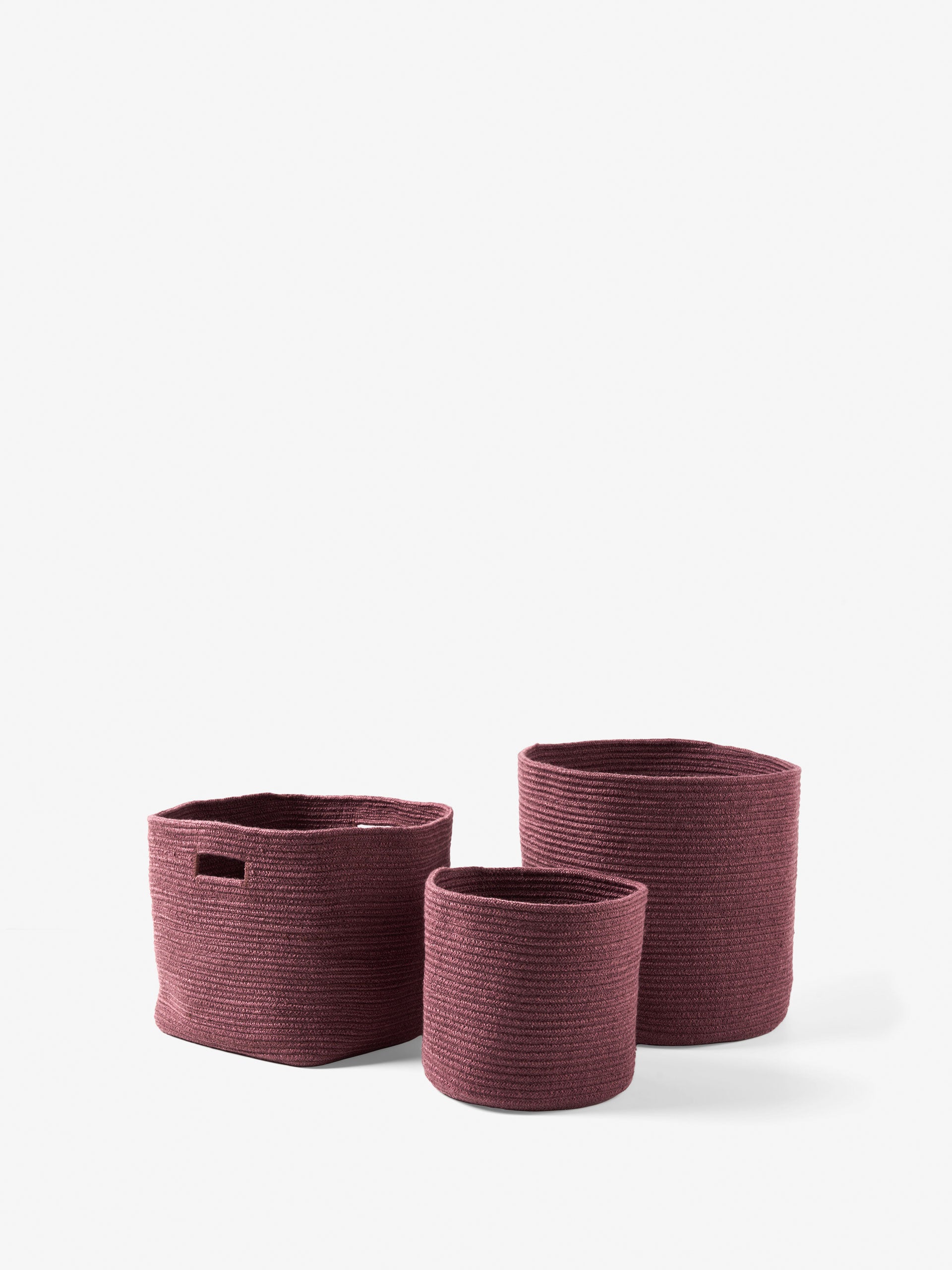 Lia Plum Storage Basket