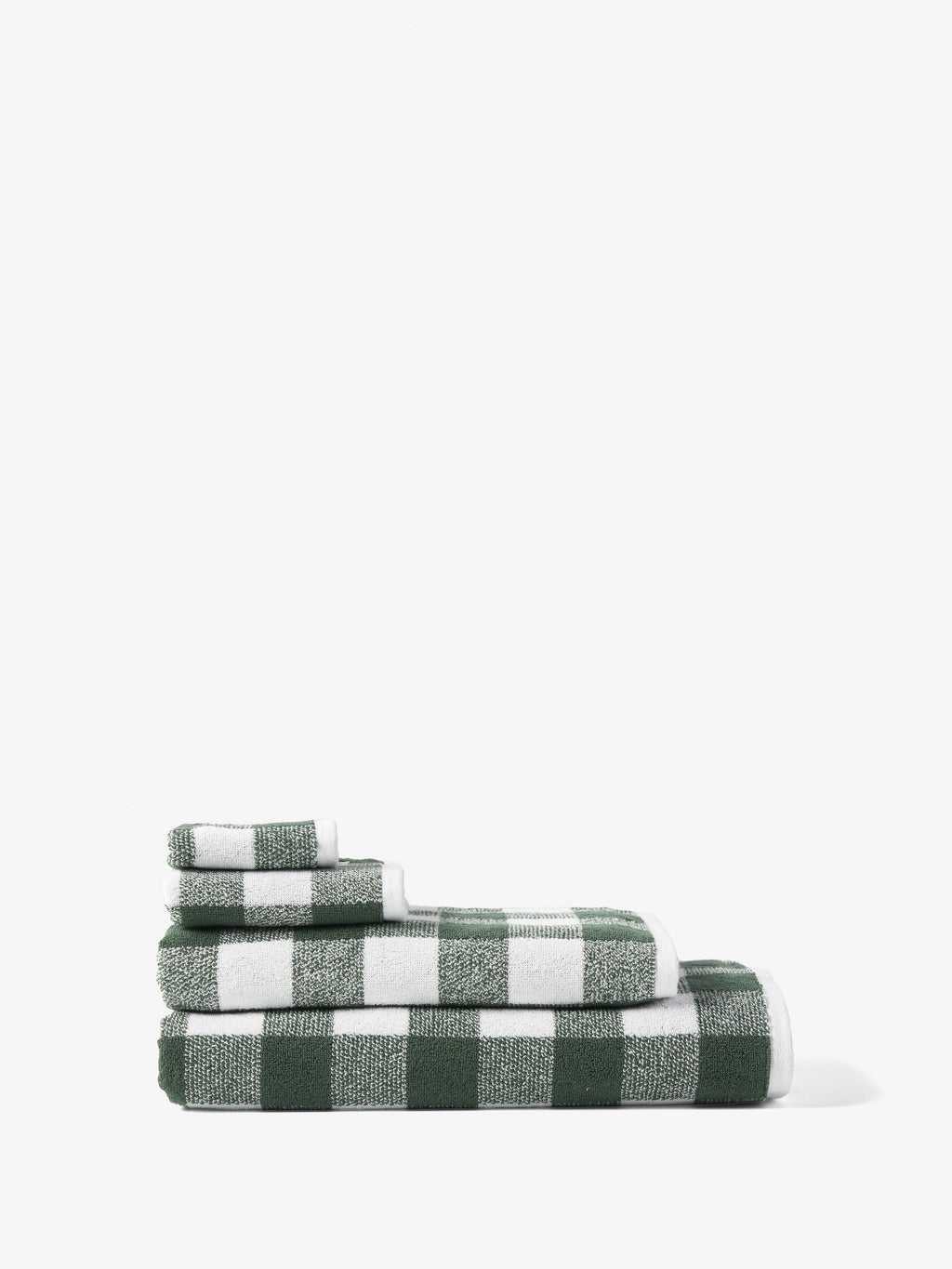 Flinders Check Pine Towel Collection