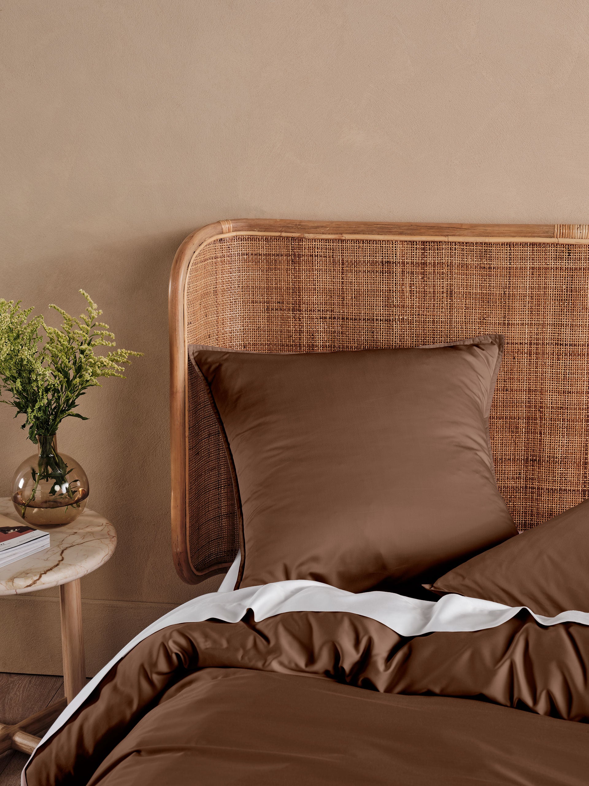 Haven Mocha European Pillowcase