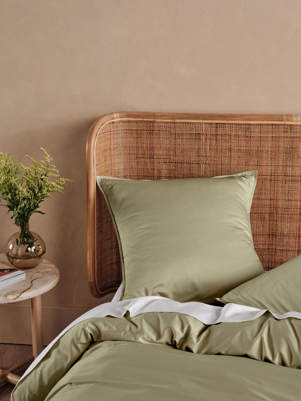 Haven Pale Olive European Pillowcase