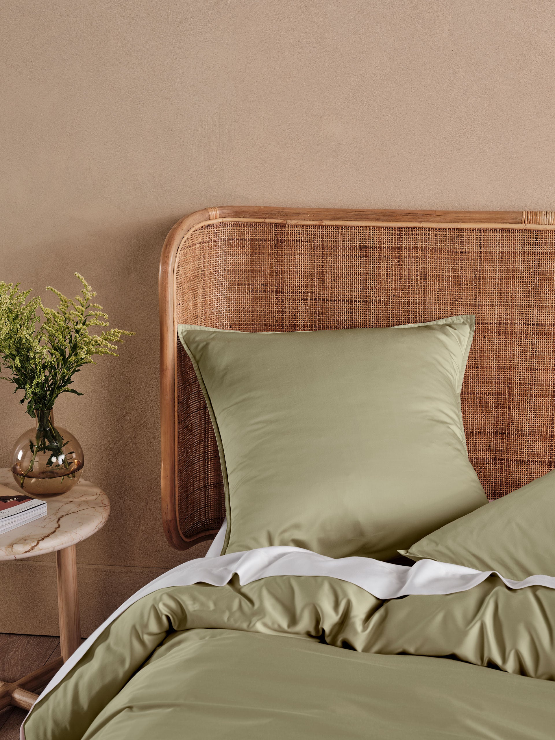 Haven Pale Olive European Pillowcase