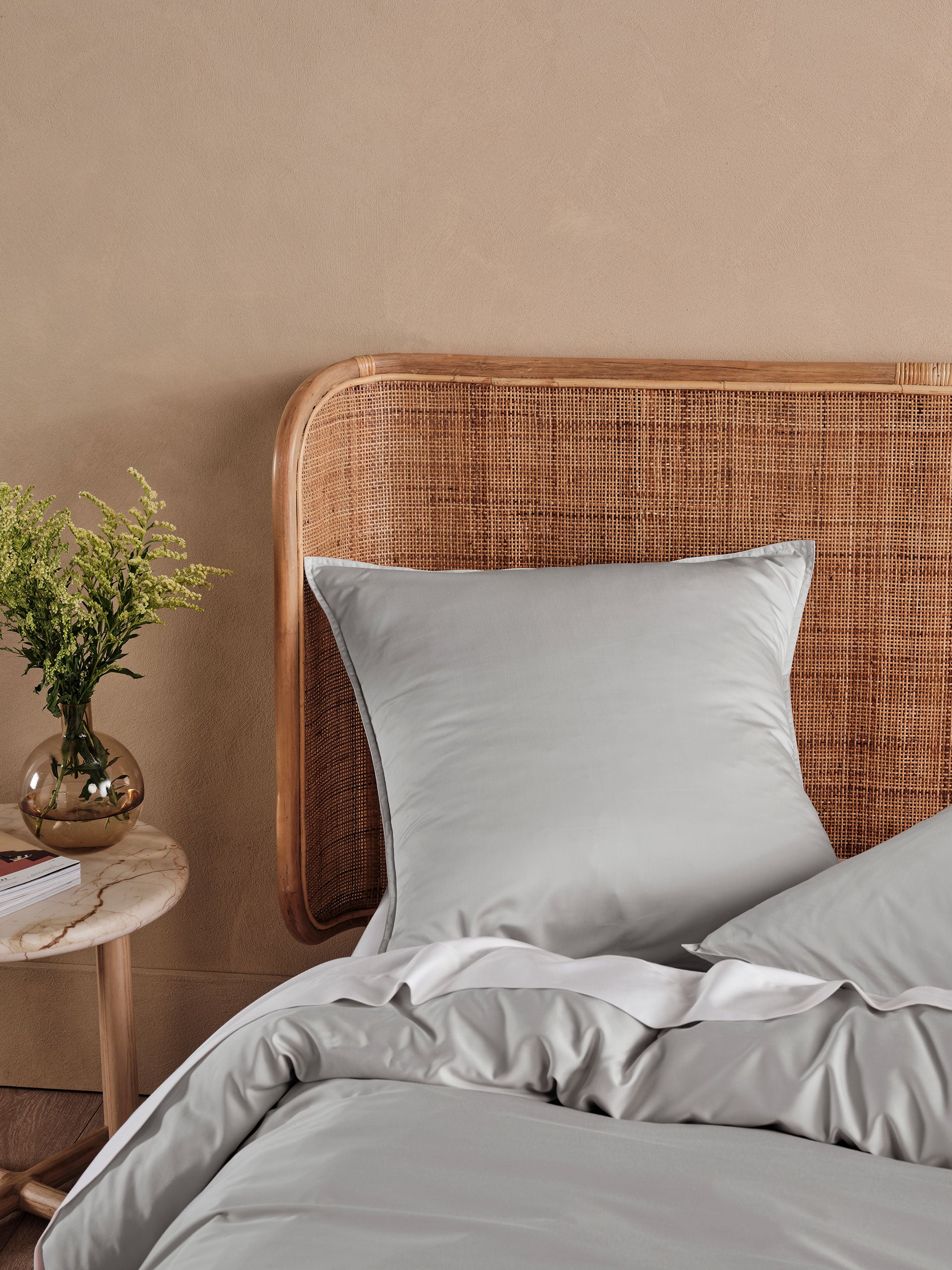 Haven Silver European Pillowcase