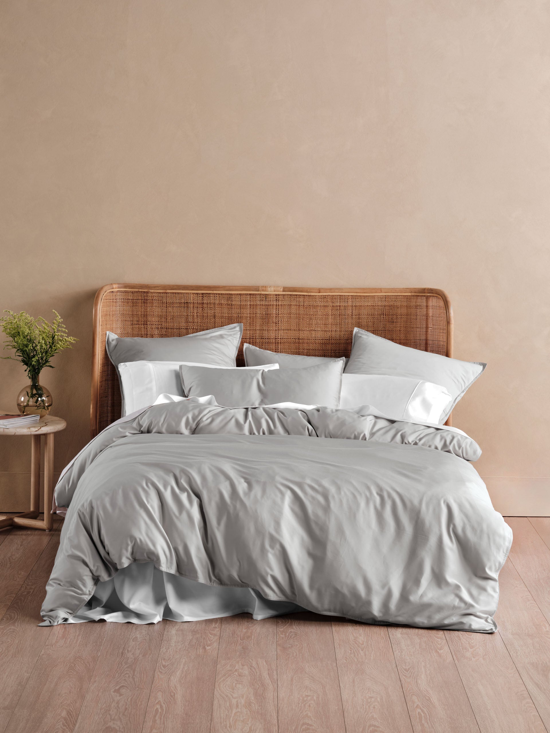 Haven Silver Quilt Cover Set