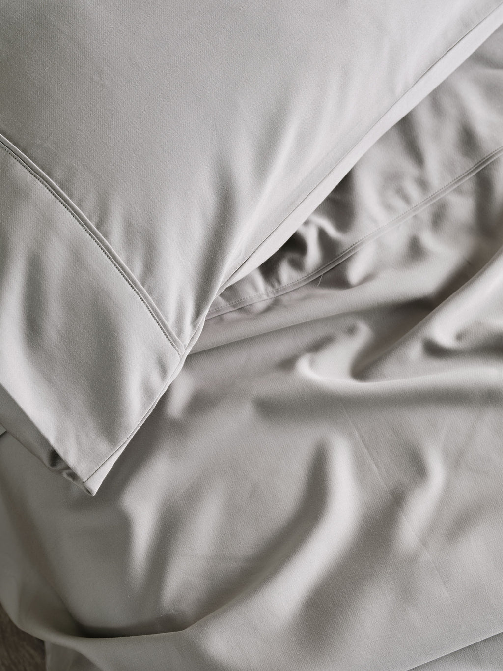 Haven Silver Fitted Sheet 50cm