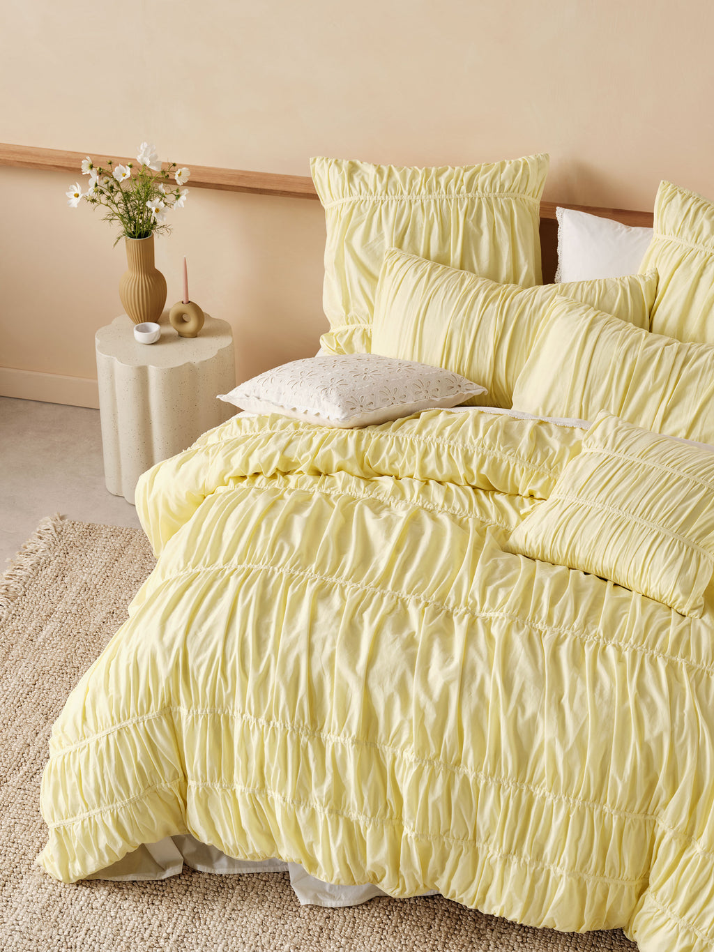Layla Lemon Cushion 48x48cm
