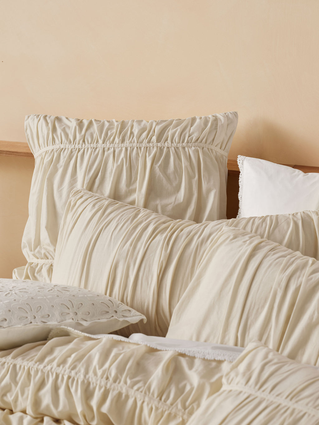 Layla Natural Quilt Cover Set