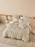 Layla Natural Quilt Cover Set