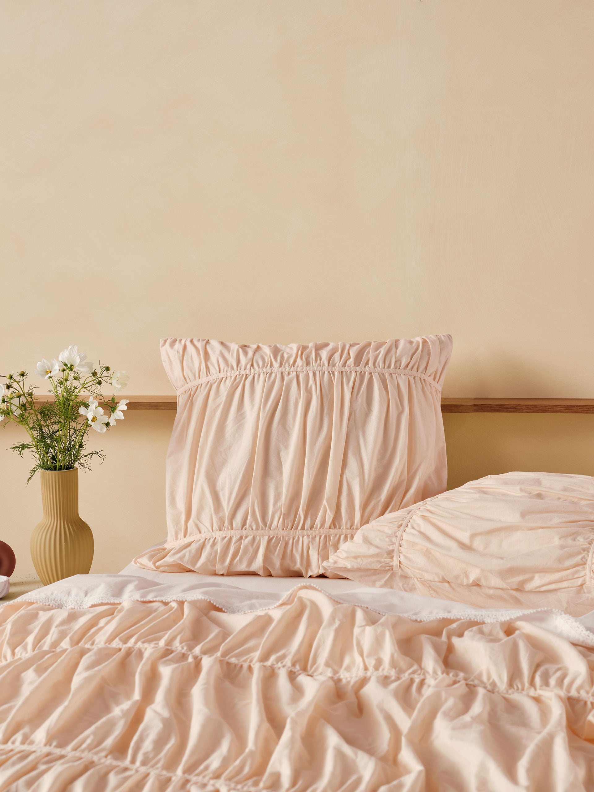 Layla Pink European Pillowcase