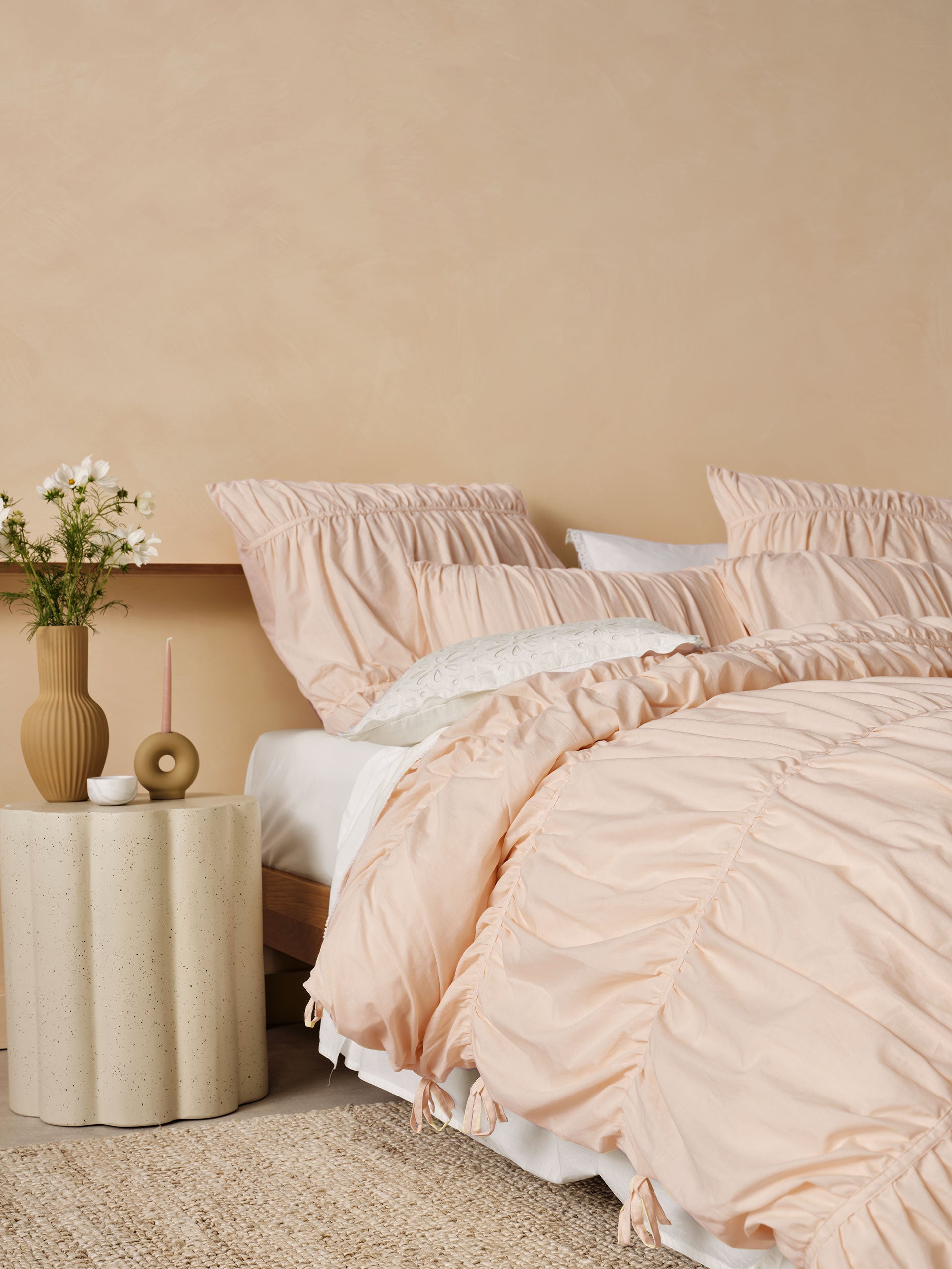 Layla Pink Quilt Cover Set